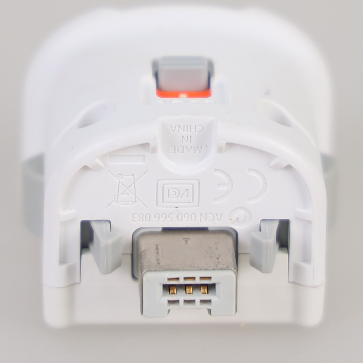 Original OEM Nintendo Wii Motion Plus Adapter RVL-026 White Excellent Condition