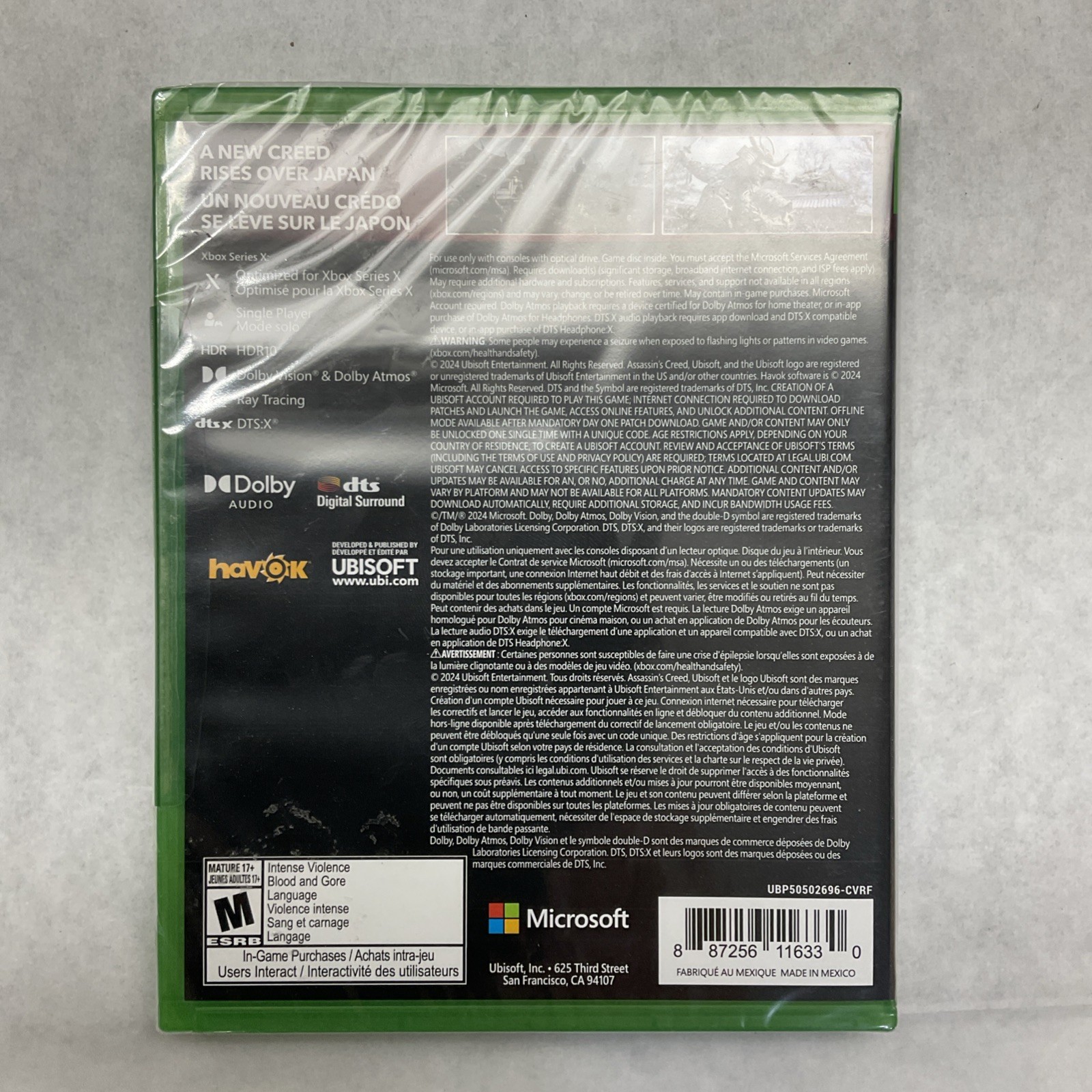 Assassin’s Creed Shadows Standard Edition – Microsoft Xbox Series X|S | Sealed
