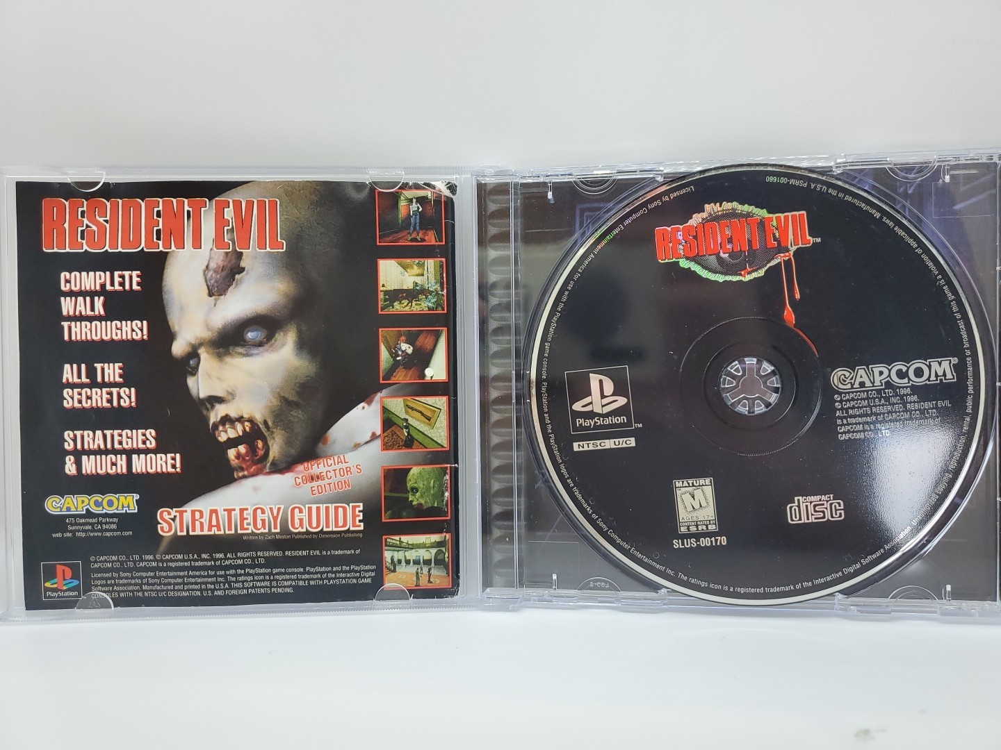 Resident Evil (Sony PlayStation 1 PS1) Black Label | CIB Complete W/ Manual