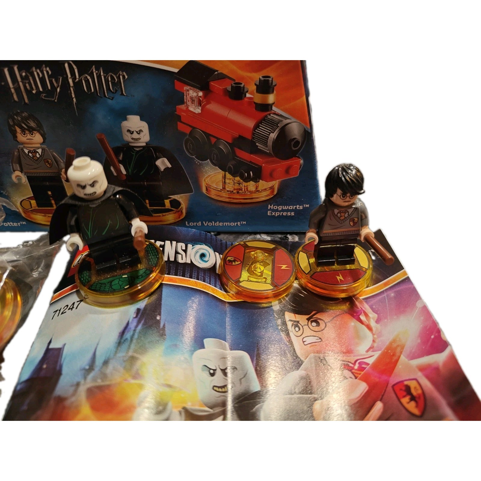 LEGO Dimensions Lot of Character Figures & Vehicles & Case