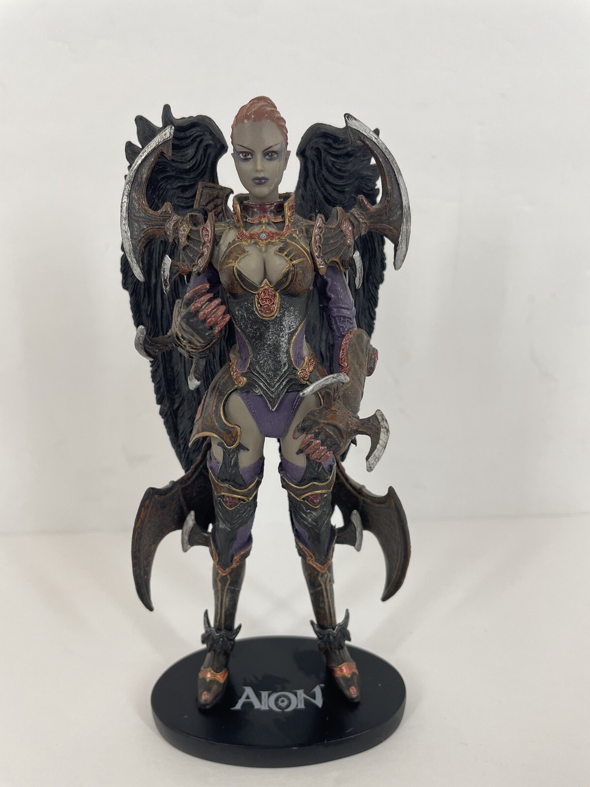 Avia Figure from Aion Limited Collectors Edition Winged Asmodian Daeva 6.25 Tall
