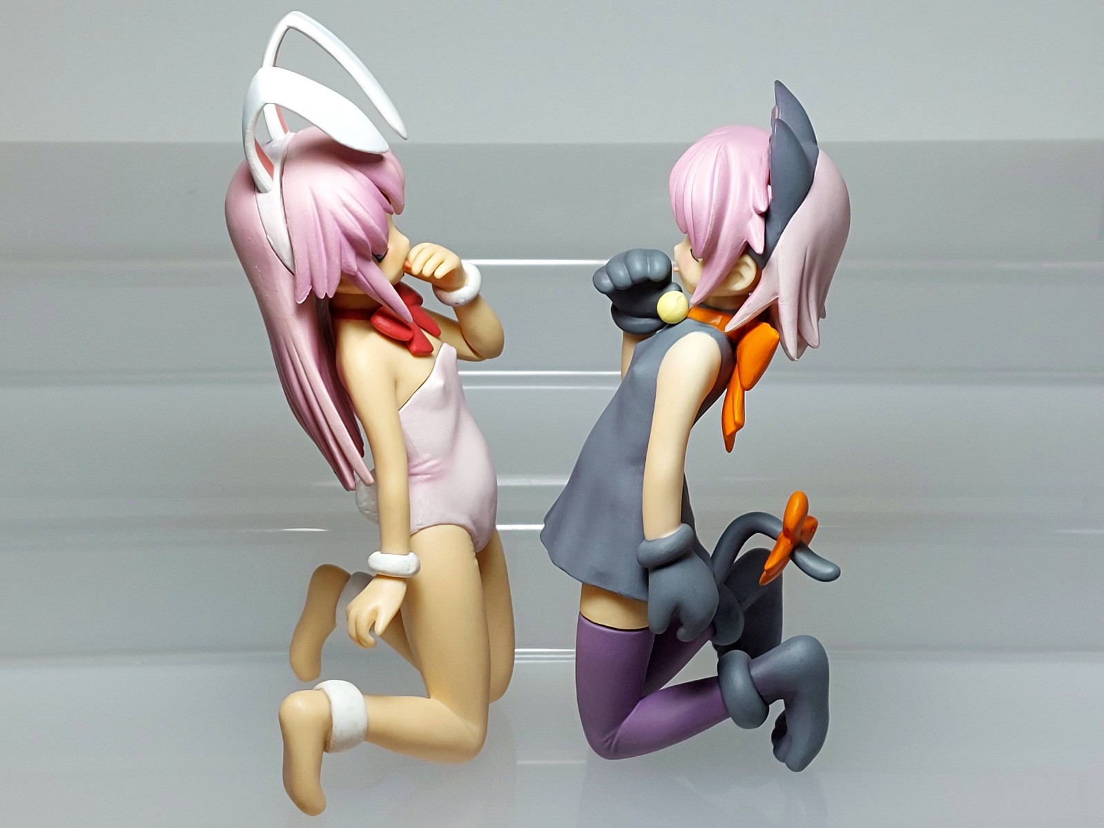 Hajimete no Oishasan Figure Asakura Maina (Bunny) Yuuna (Cat) Girl 4.6-5.1in