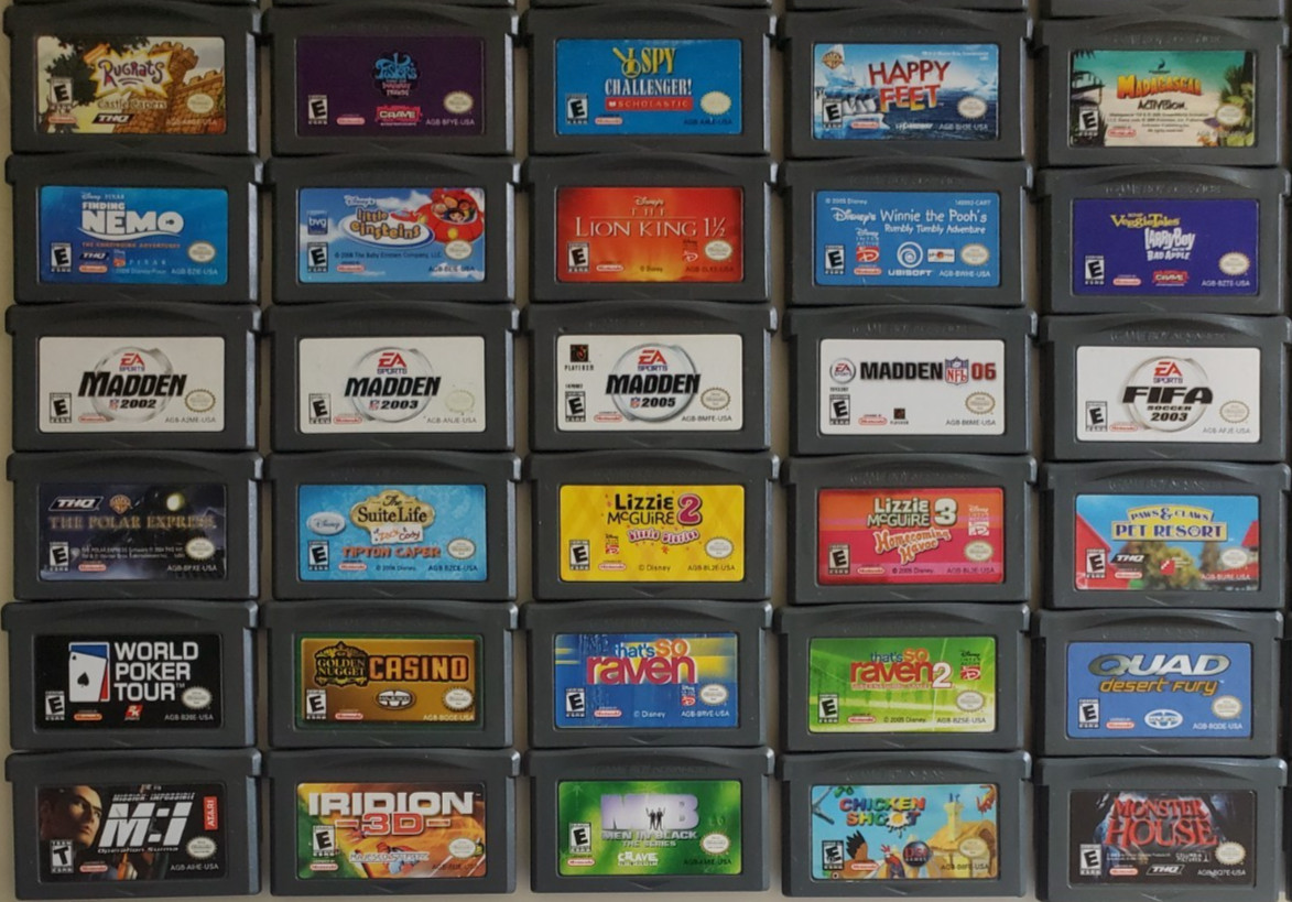 Nintendo Game Boy Advance Games GBA Lot You Pick & Choose! *Updated 3/11* Tested