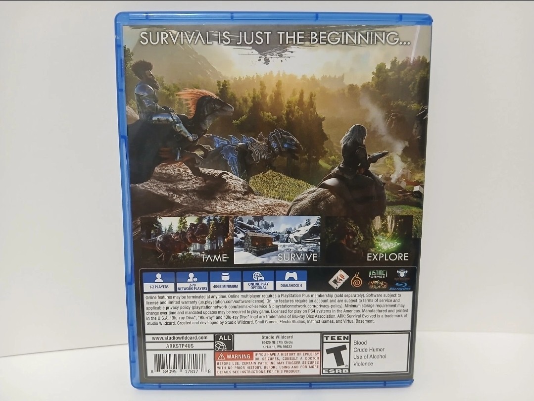 Studio Wildcard Ark: Survival Evolved (Sony PlayStation 4, 2017)