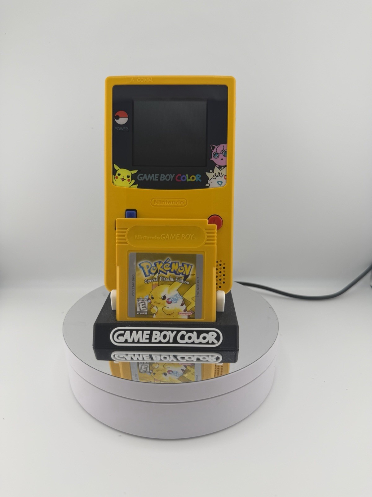 Nintendo Game Boy Color Pokemon Yellow Pikachu Special Edition Authentic Tested