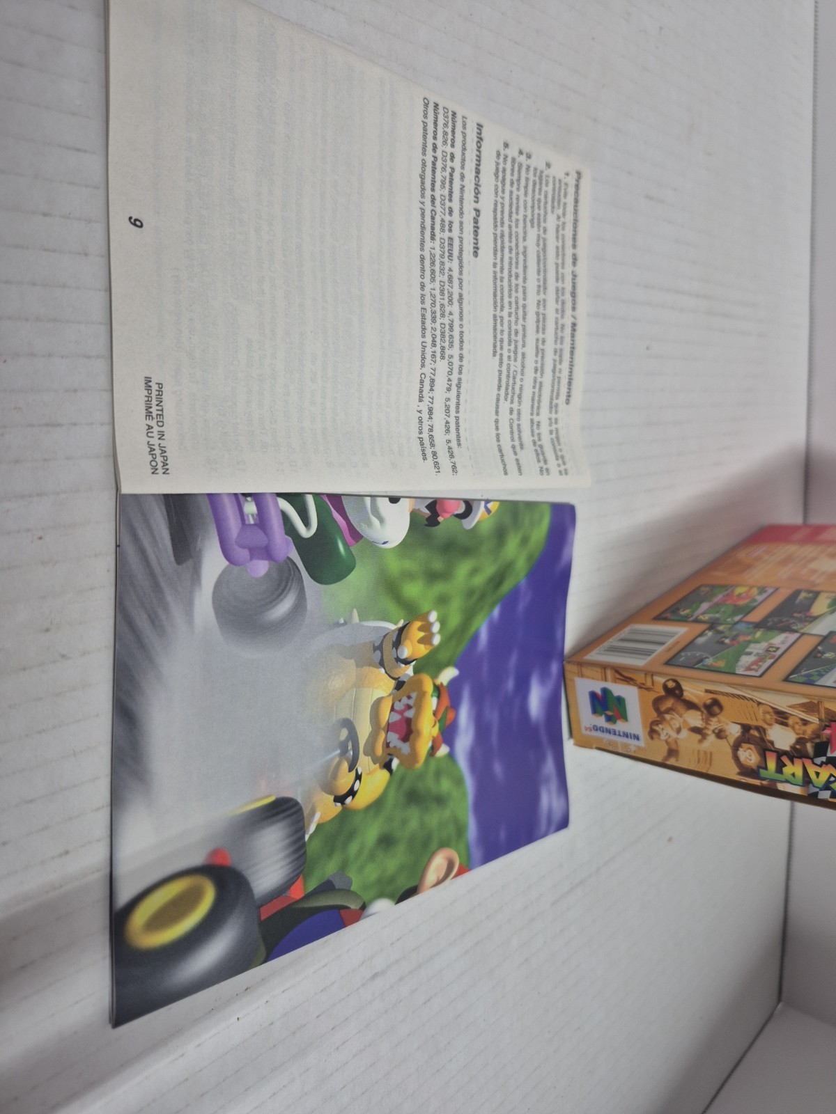 Mario Kart 64 for Nintendo 64 N64 – Video Game Box Only | NO GAME