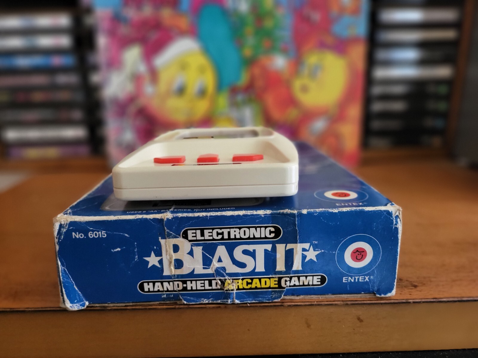 Entex Blast it Vintage 1980 LED Handheld Electronic Game – RARE TESTED WORKING