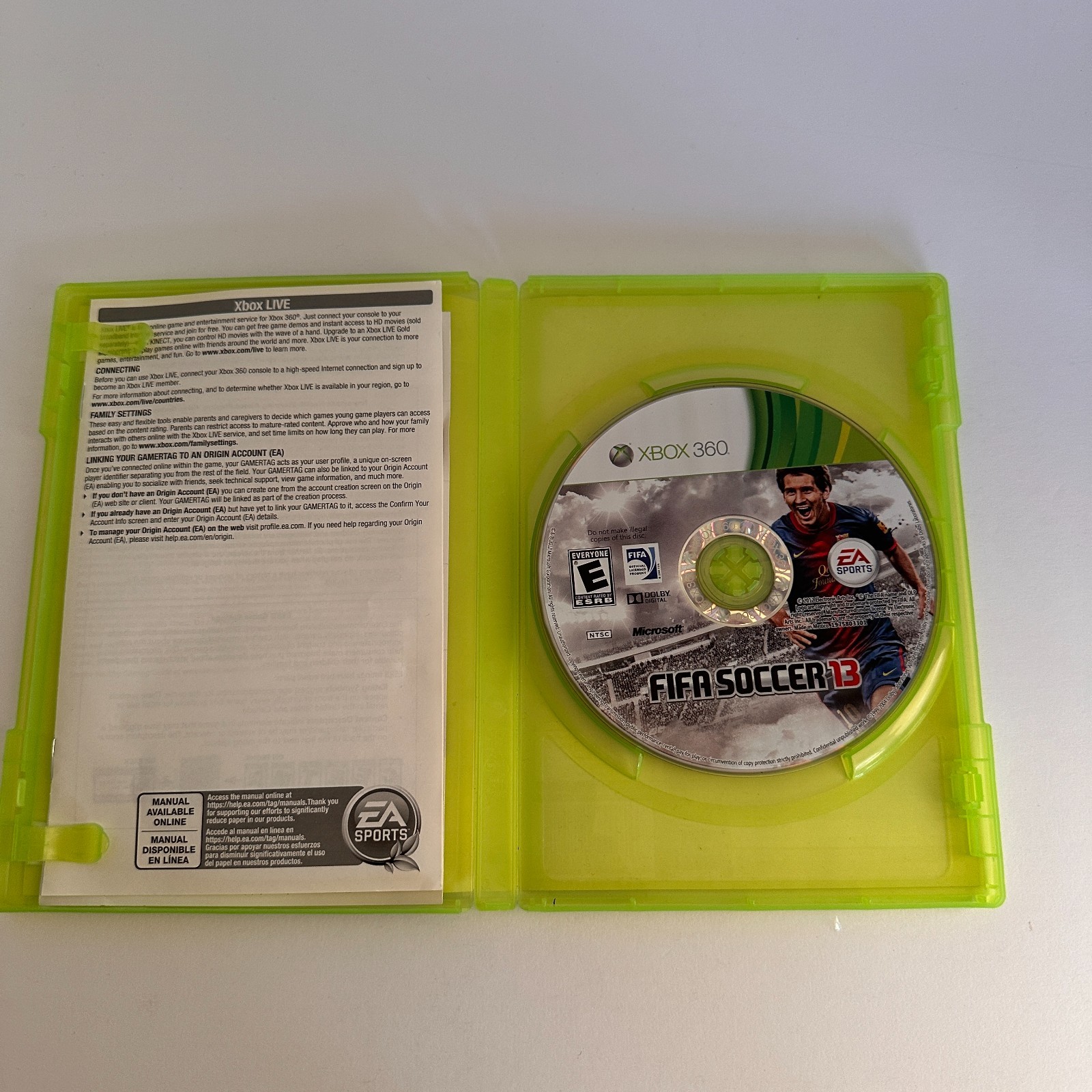 Xbox 360 Sports Game Bundle Madden 12 FIFA 13 NHL 14 Tested CIB Lot