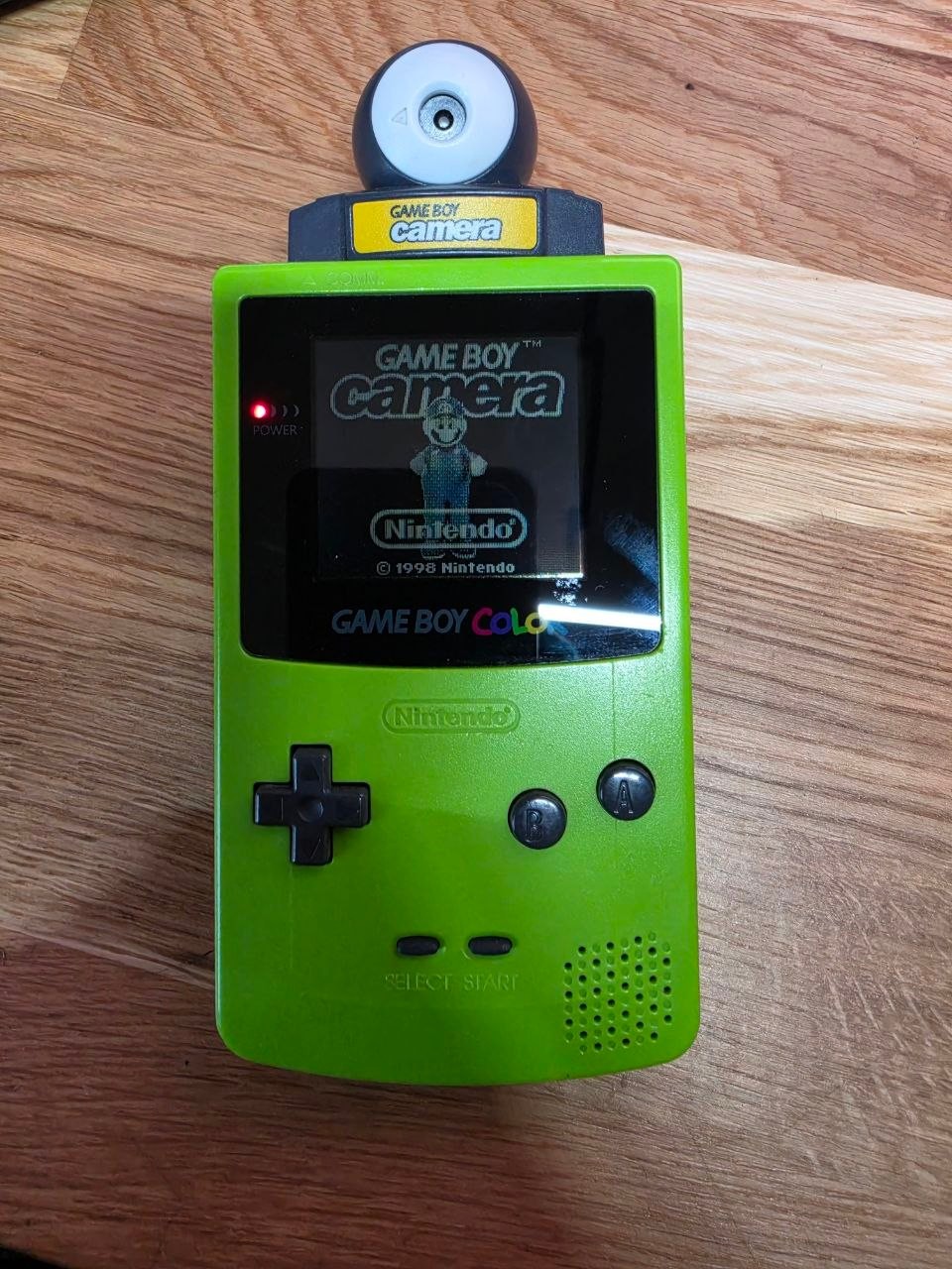 Nintendo Game Boy Color GBC Kiwi Handheld With Game Boy Camera