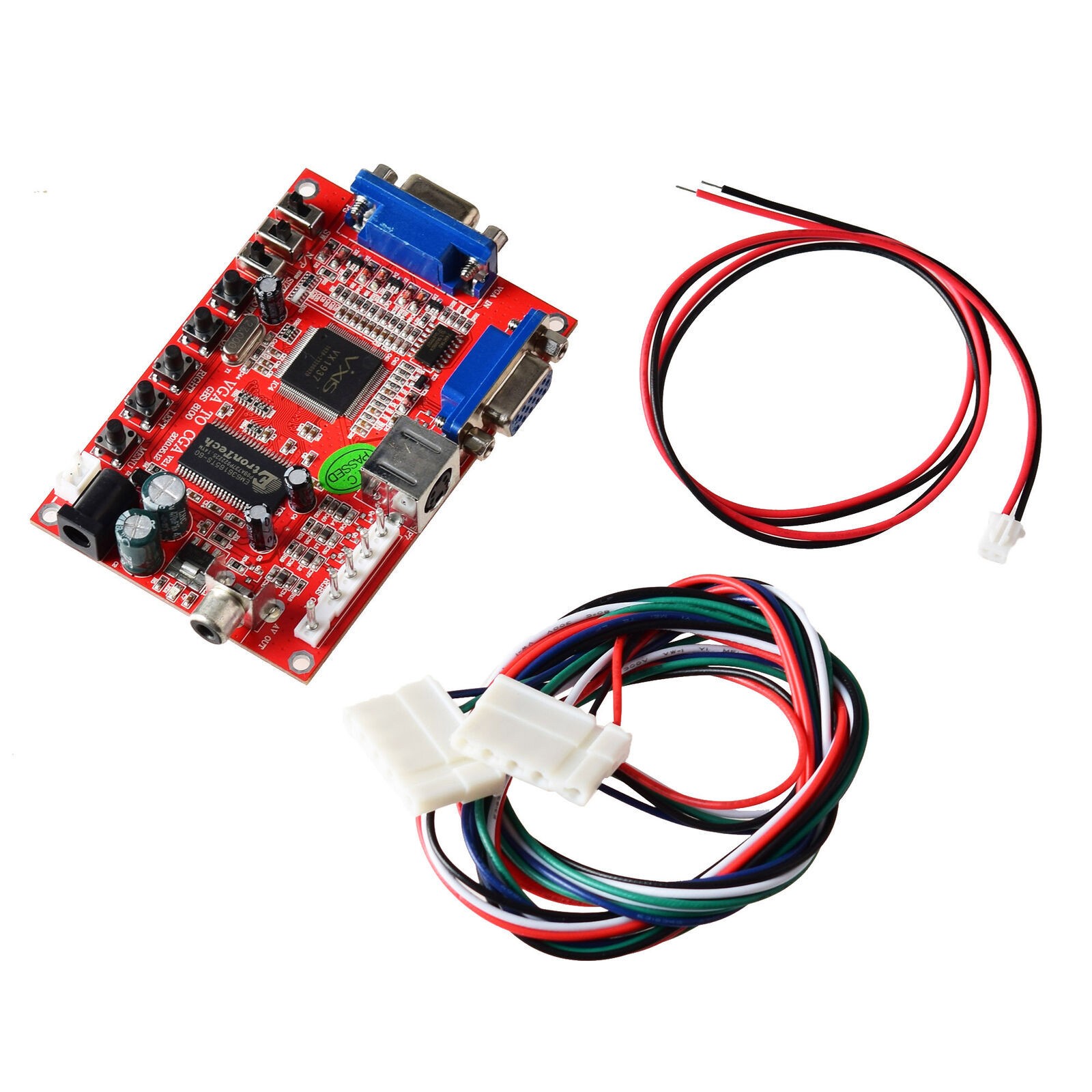 DC 5V/2A Arcade Game VGA to CGA RGBS/CVBS/S-VIDEO Video Converter Board GBS-8100