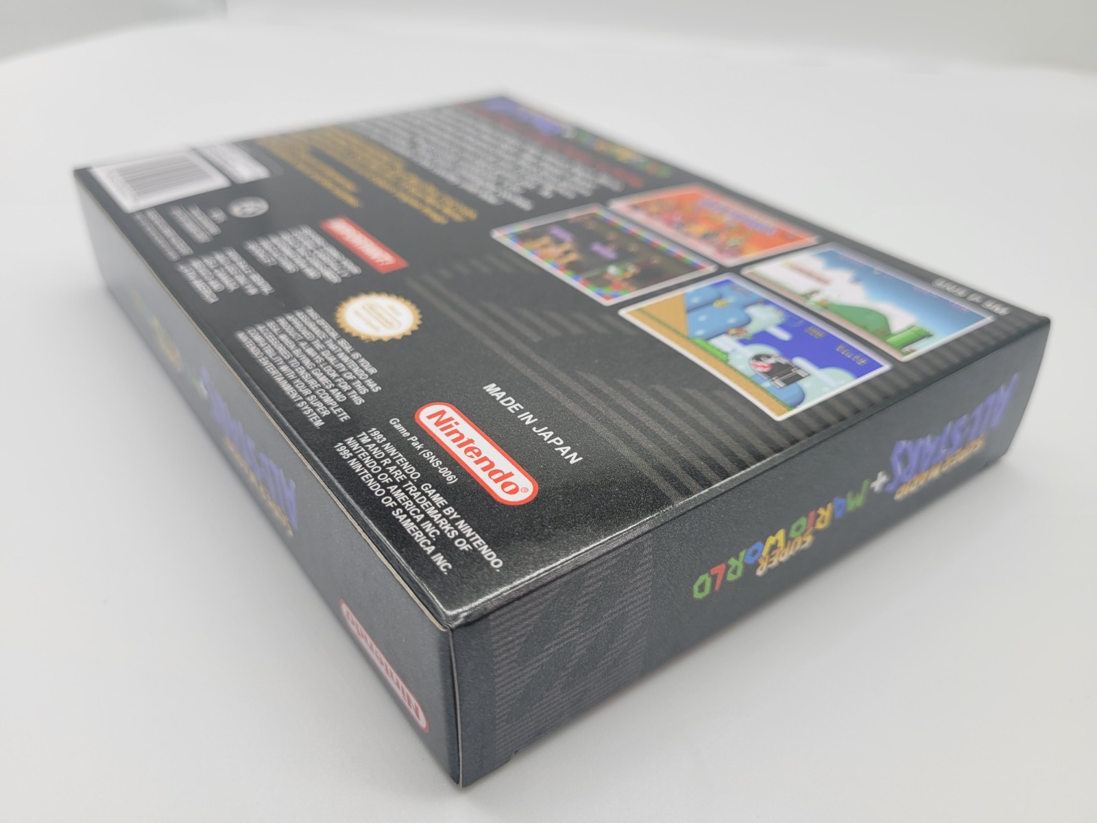SUPER MARIO ALL STARS SUPER MARIO WORLD SUPER SNES BOX ONLY REPLACEMNT BOX+CASE