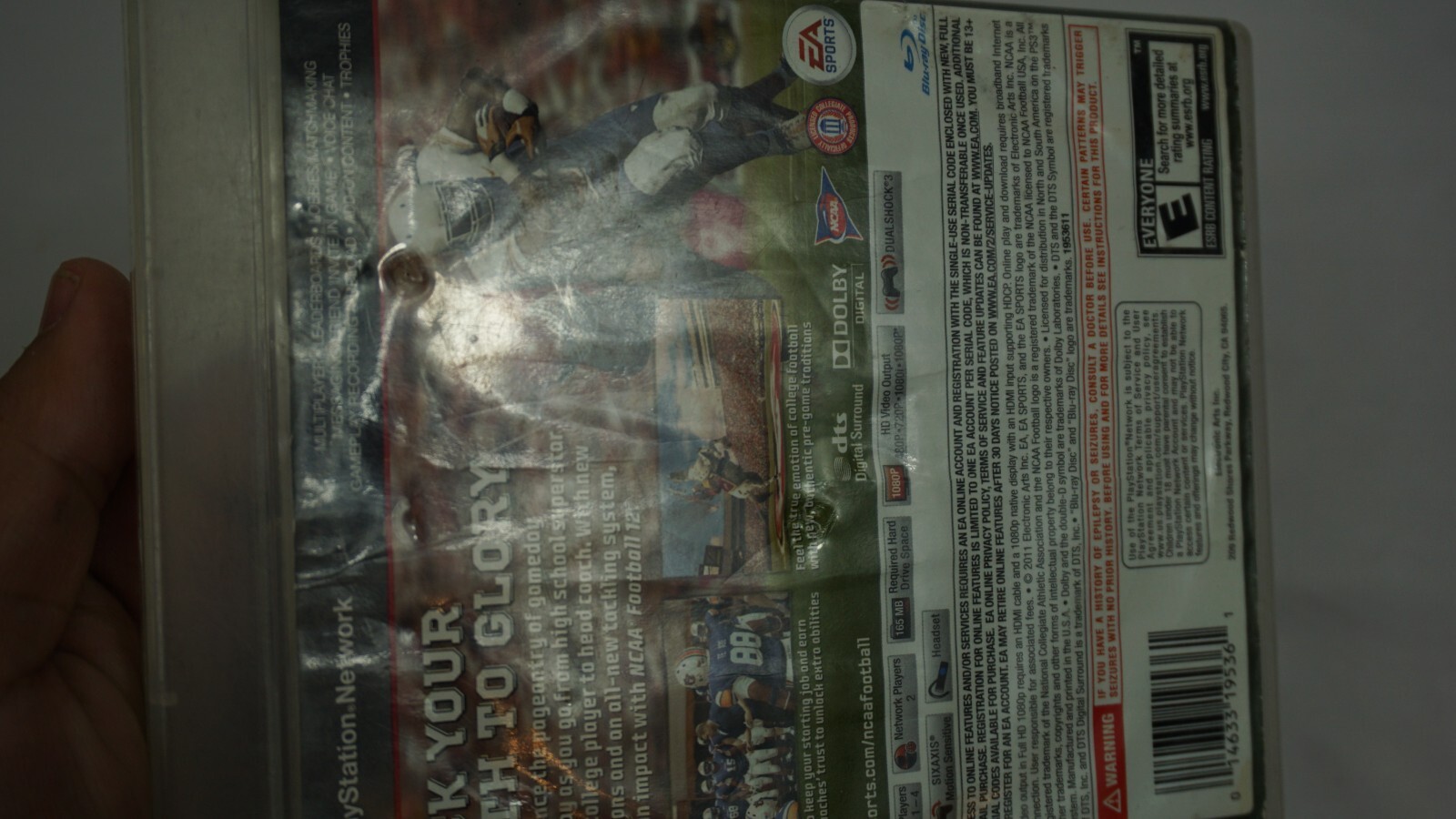 NCAA Football 12 PS3 CIB Sony PlayStation 3 Complete with Manual Tested C