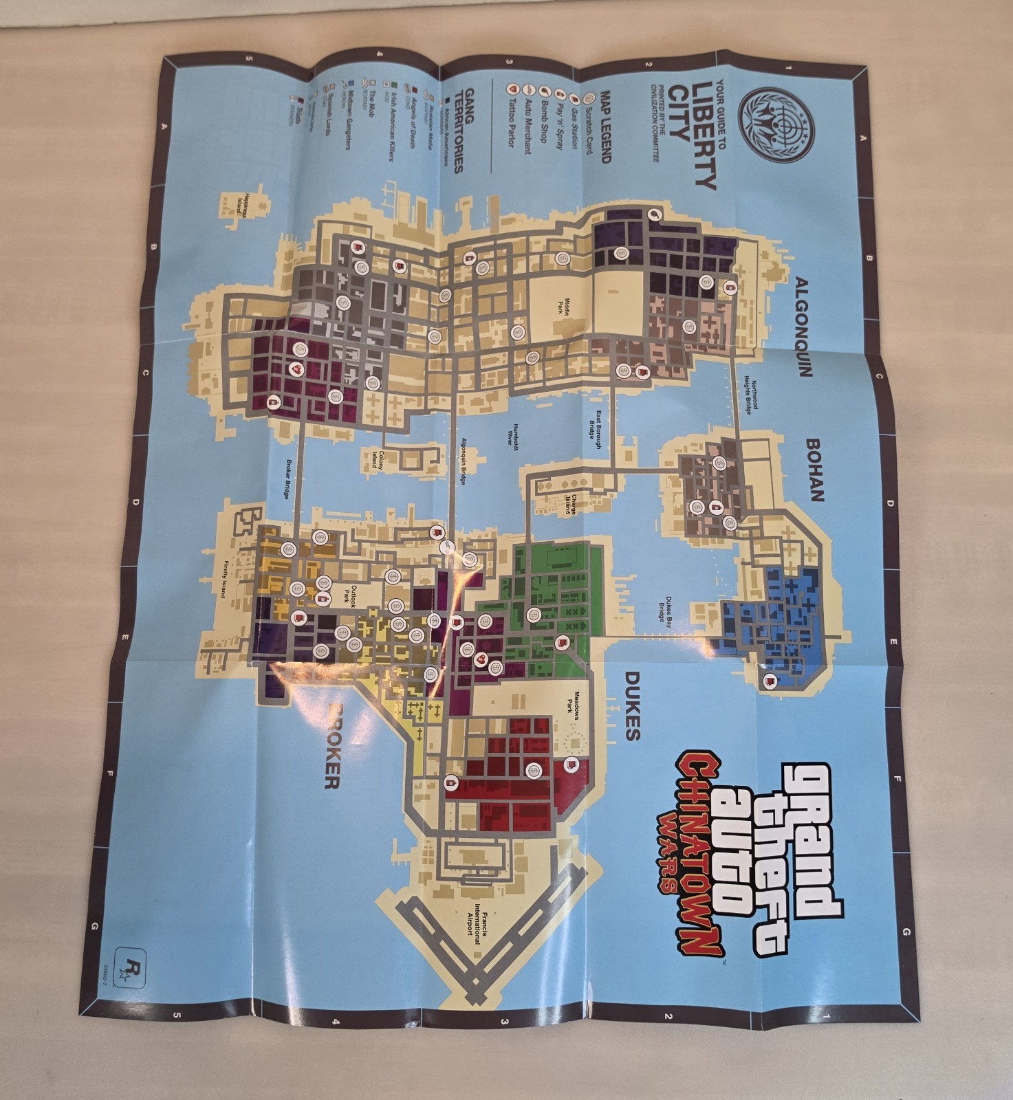 GTA Grand Theft Auto Chinatown Wars Sony PSP 2009 CIB w/Poster & Manual Tested