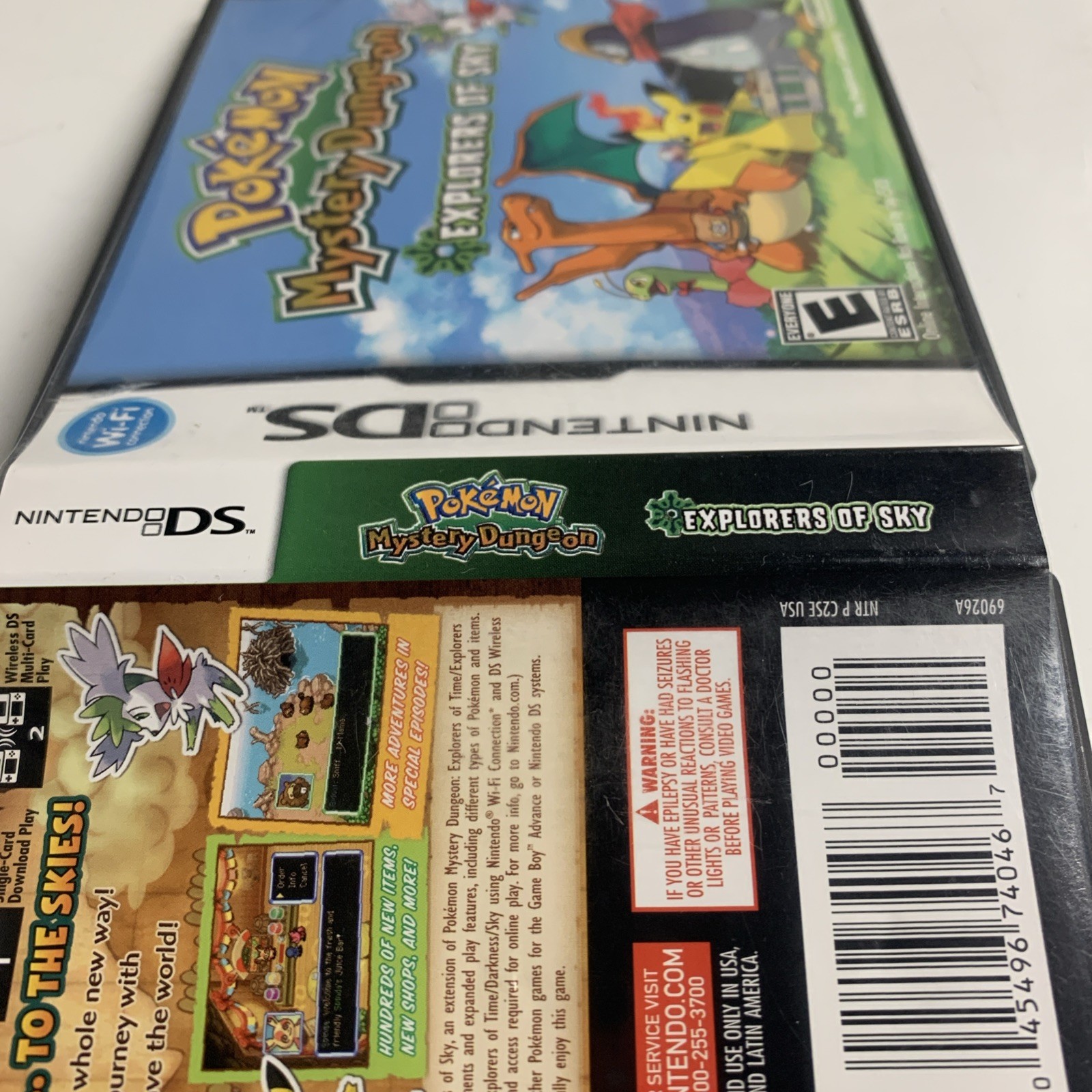 Pokemon Mystery Dungeon Explorers of Sky Case ONLY No Game DS Authentic USA