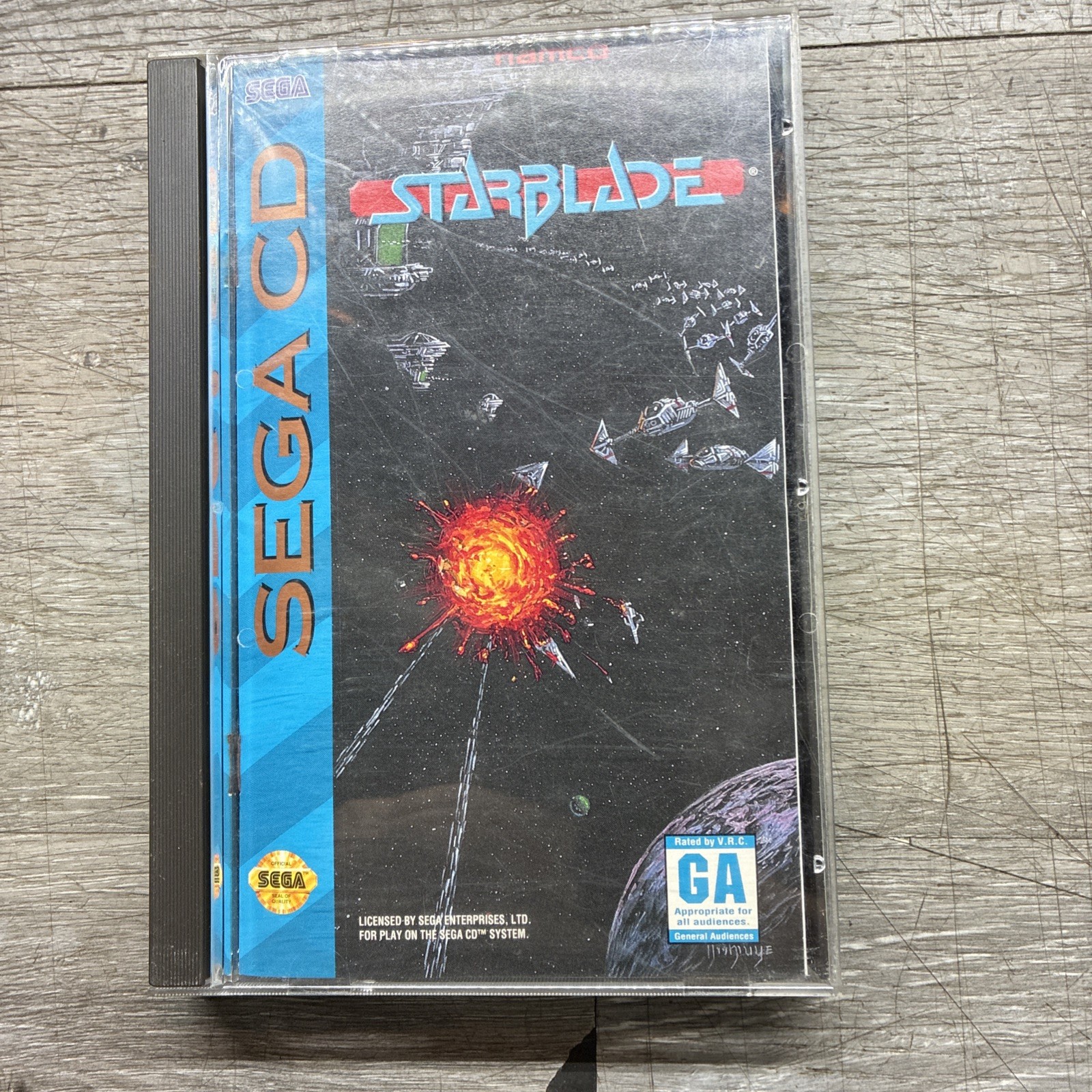 Starblade (Sega CD, 1994) Authentic CIB Complete with Manual