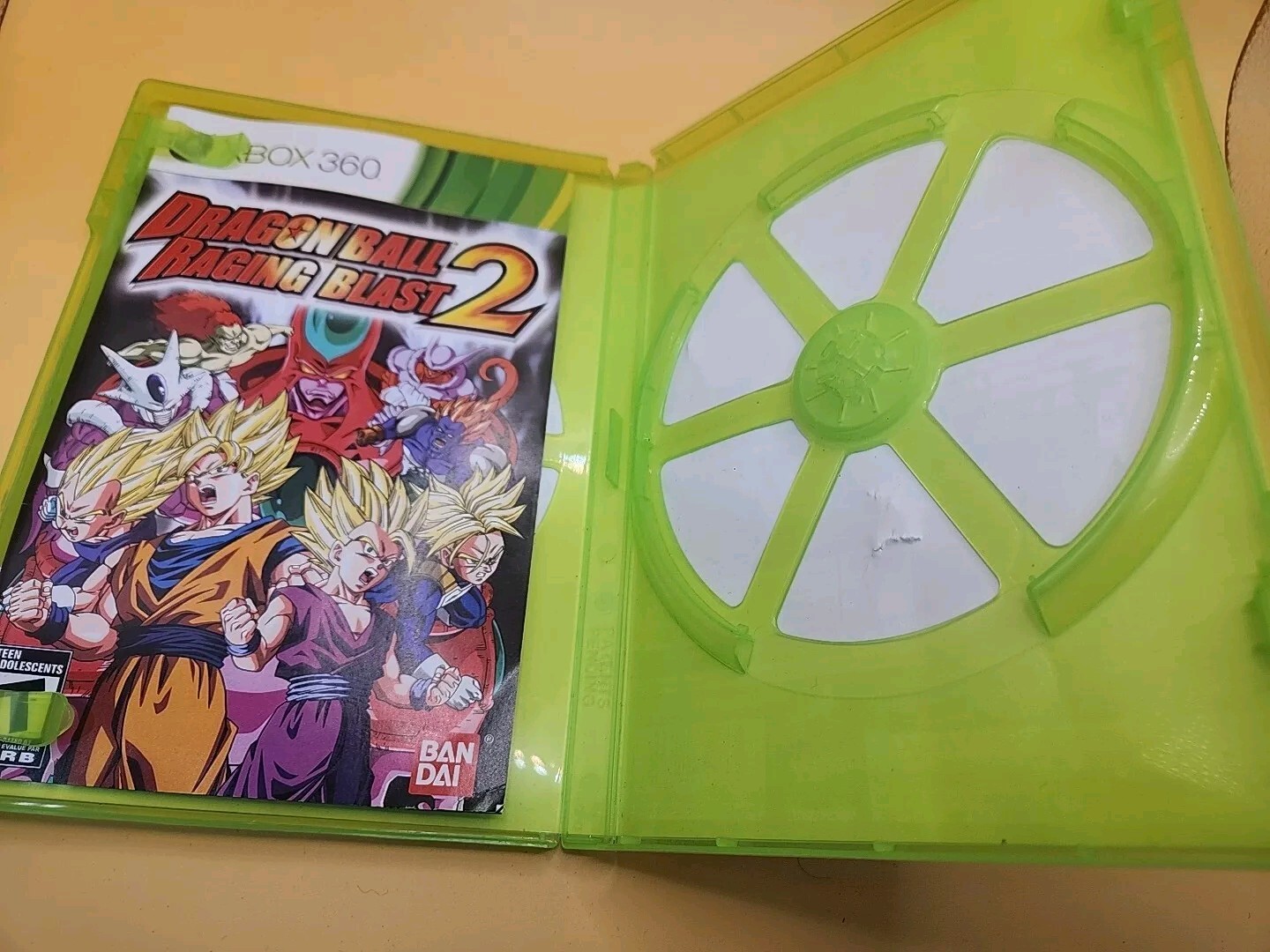 Dragon Ball Raging Blast 2 Microsoft Xbox 360 Case & Manual ONLY