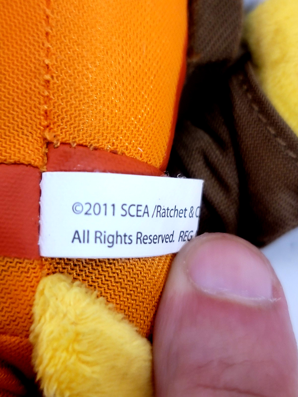 SCEA 2011 Ratchet & Clank “Ratchet” Plush 9″ See Pics/Cond. Fast Shipping