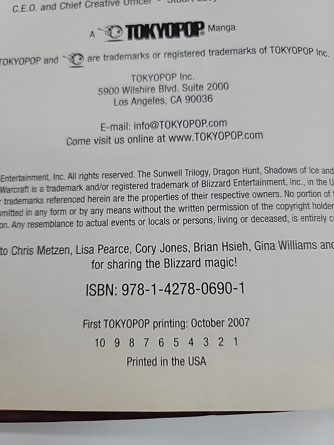 Warcraft The Sunwell Trilogy Ultimate Edition Tokyopop Hardcover 1st Edition