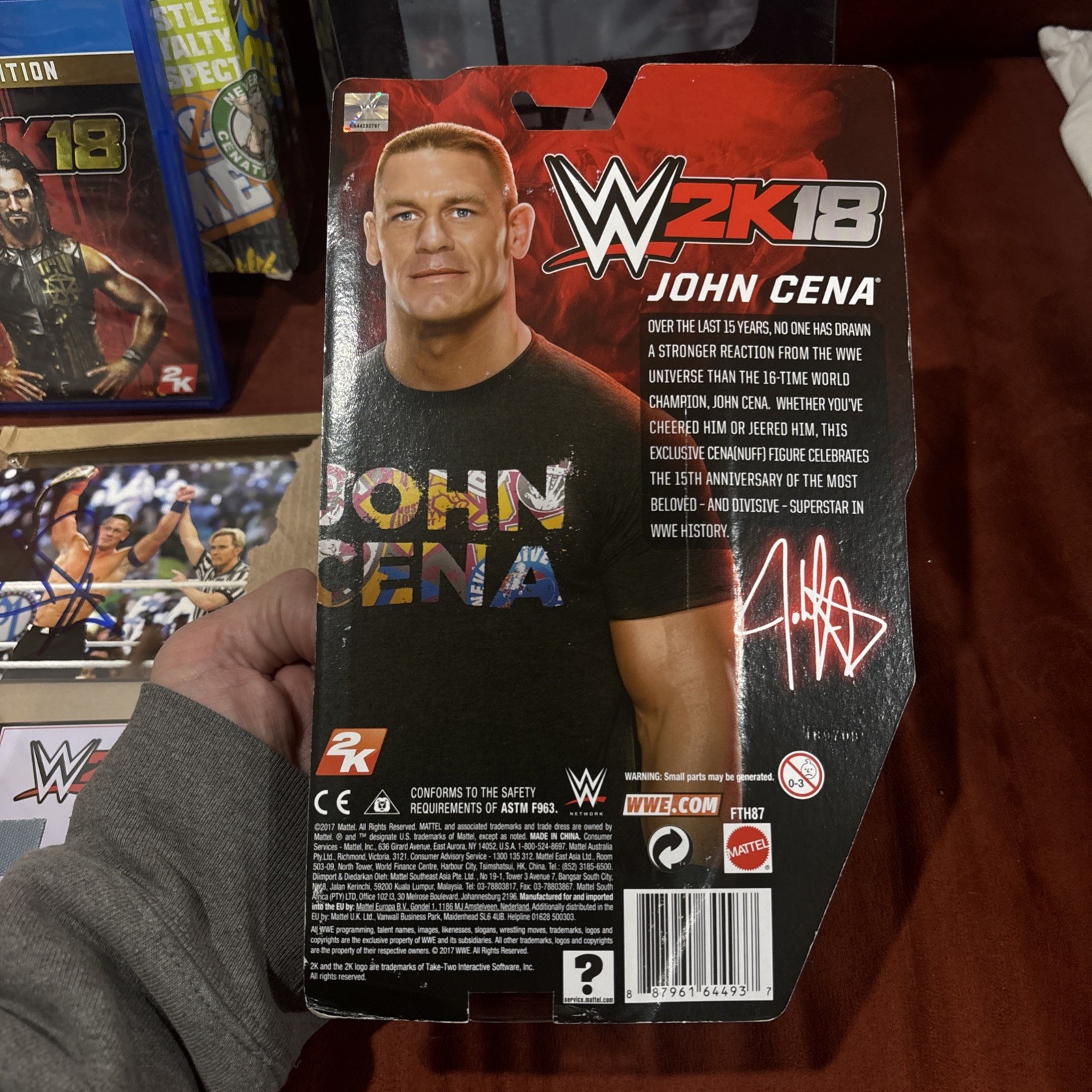 WWE 2K18 Cena (Nuff) Collector’s Edition (PlayStation 4 PS4) Complete Auto Relic