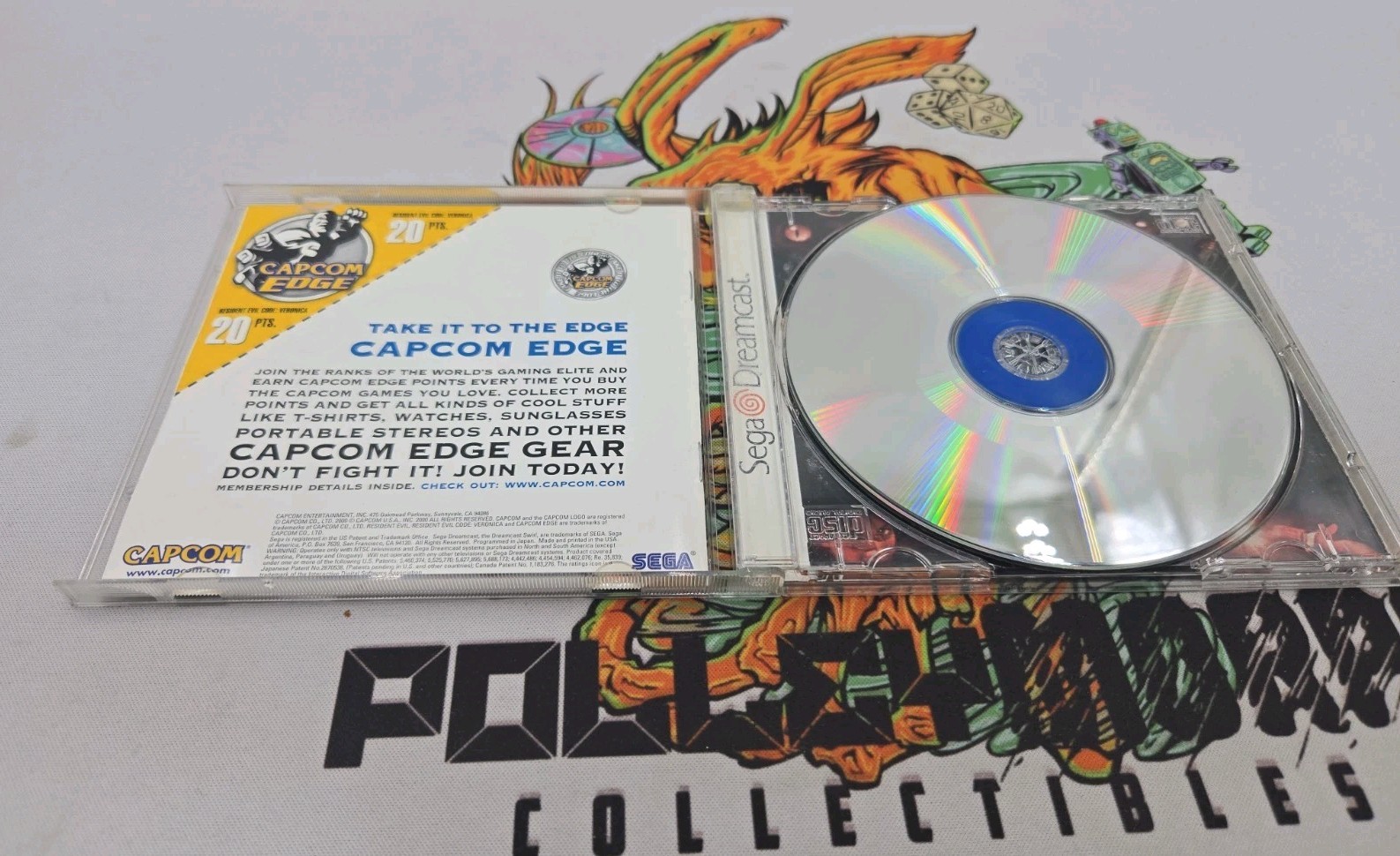 Resident Evil — CODE: Veronica (Sega Dreamcast, 2000) CIB W. Reg Card