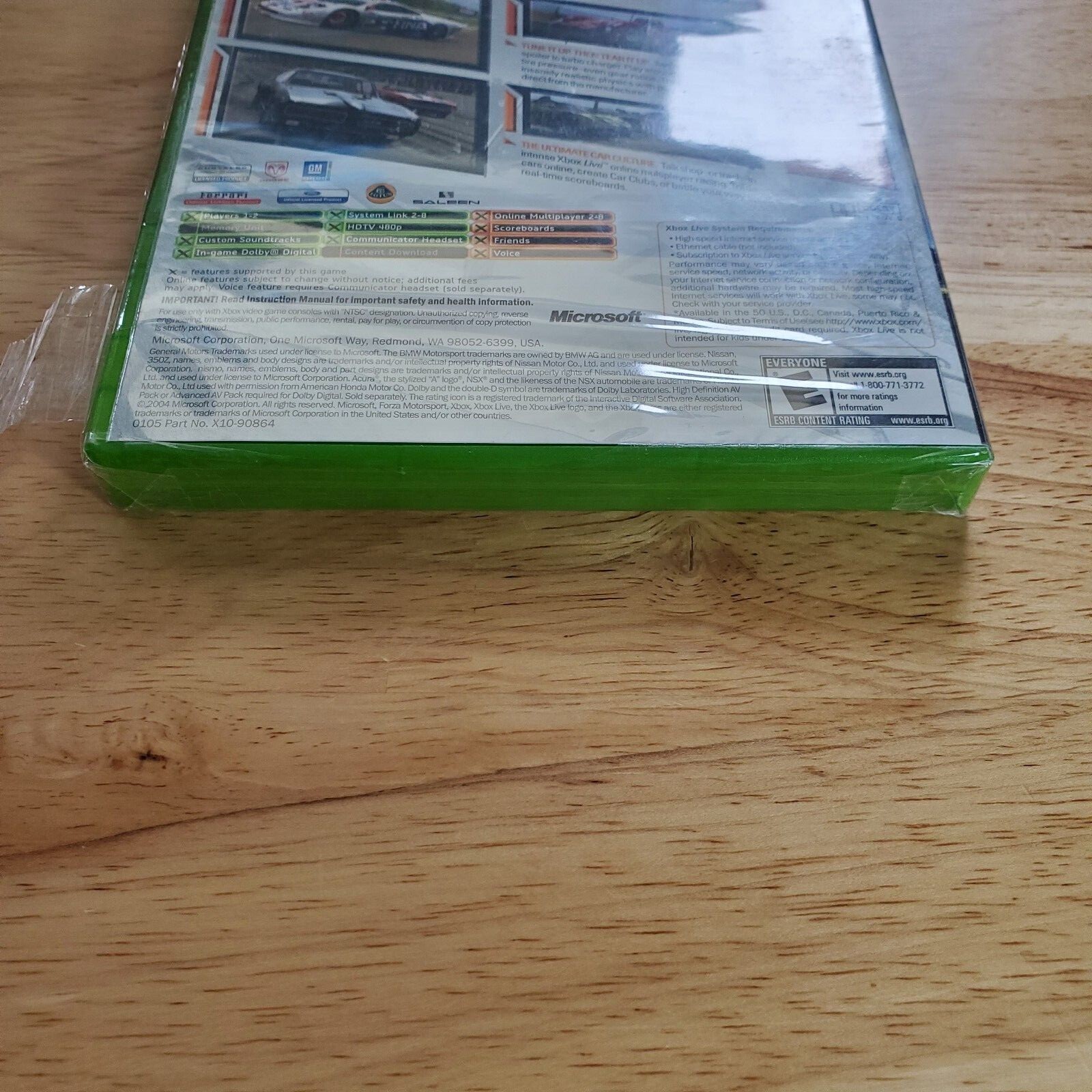 Forza Motorsport (Microsoft Xbox, 2005) BRAND NEW. See Condition notes