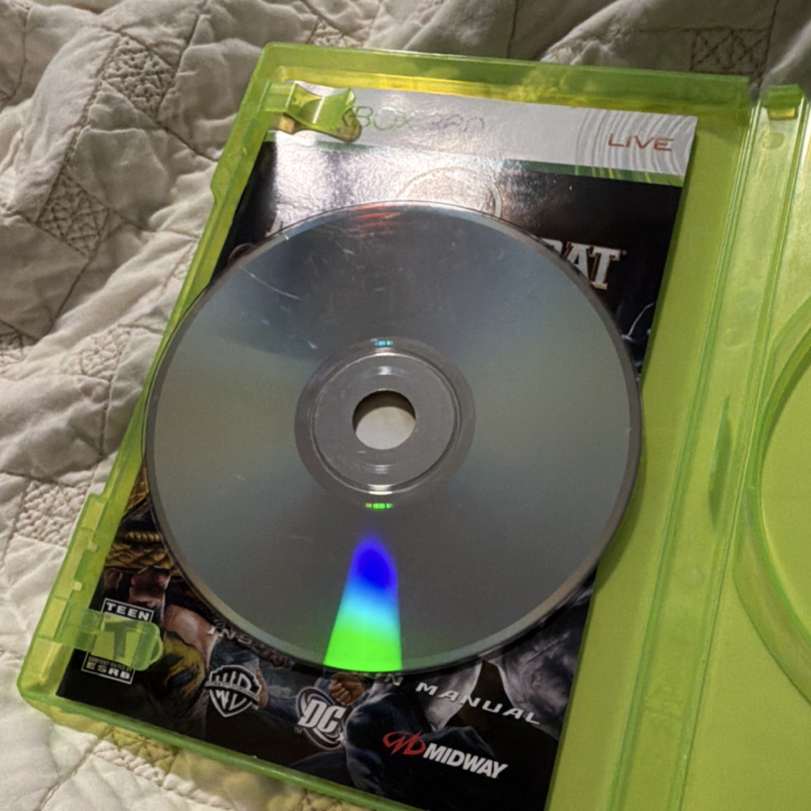 Mortal Kombat vs. DC Universe Xbox 360 Multiplayer Manual Online Playability