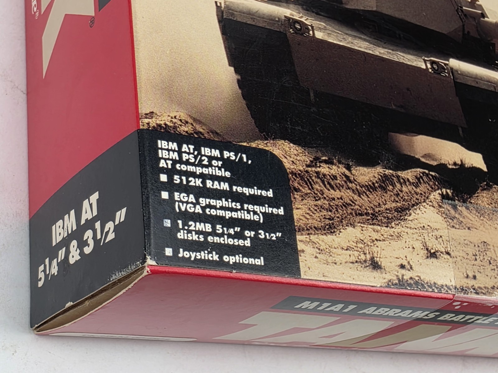 Tank BIG BOX (PC 3.5″ Floppy) w/ Bonus WWII Tank VHS 1993 Spectrum HoloByte