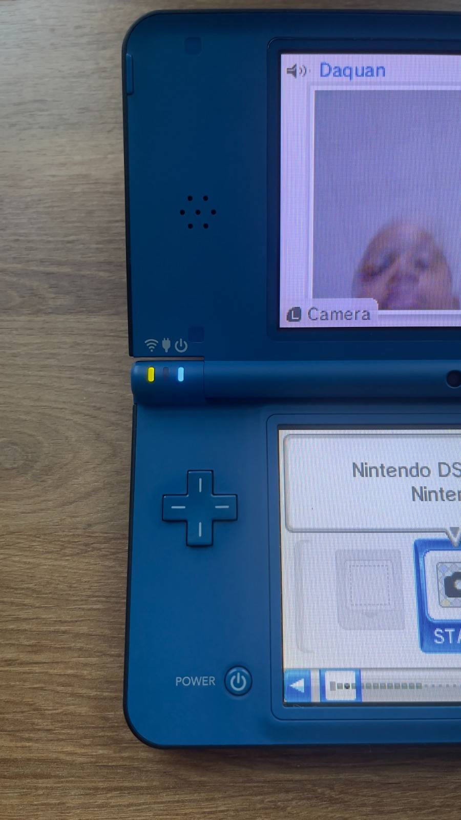 Nintendo DSi XL Blue w/ Nerf Case and LotR – Working *No Charger or Stylus*