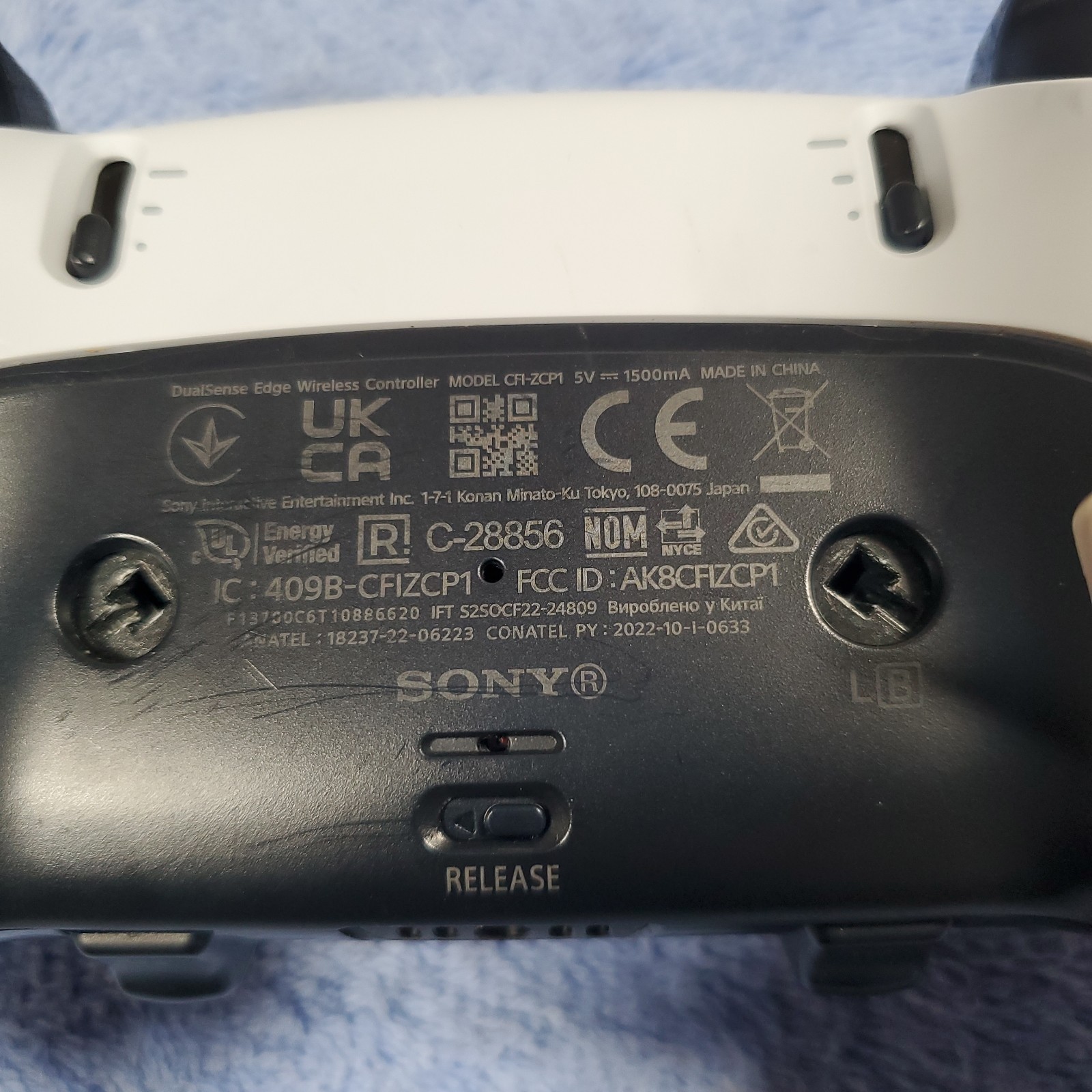 Sony DualSense Edge Wireless Controller for PlayStation 5 – Glacier White