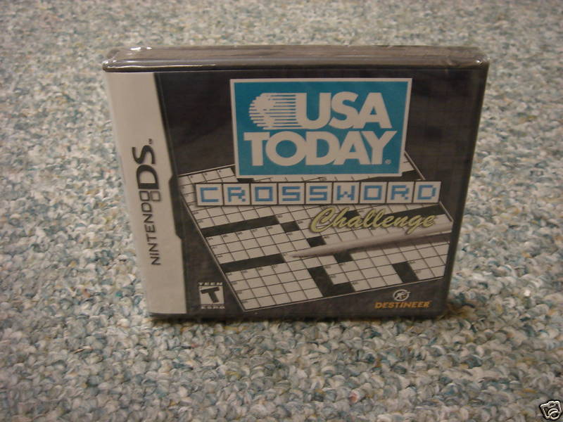 USA Today Crosswords Nintendo DS new