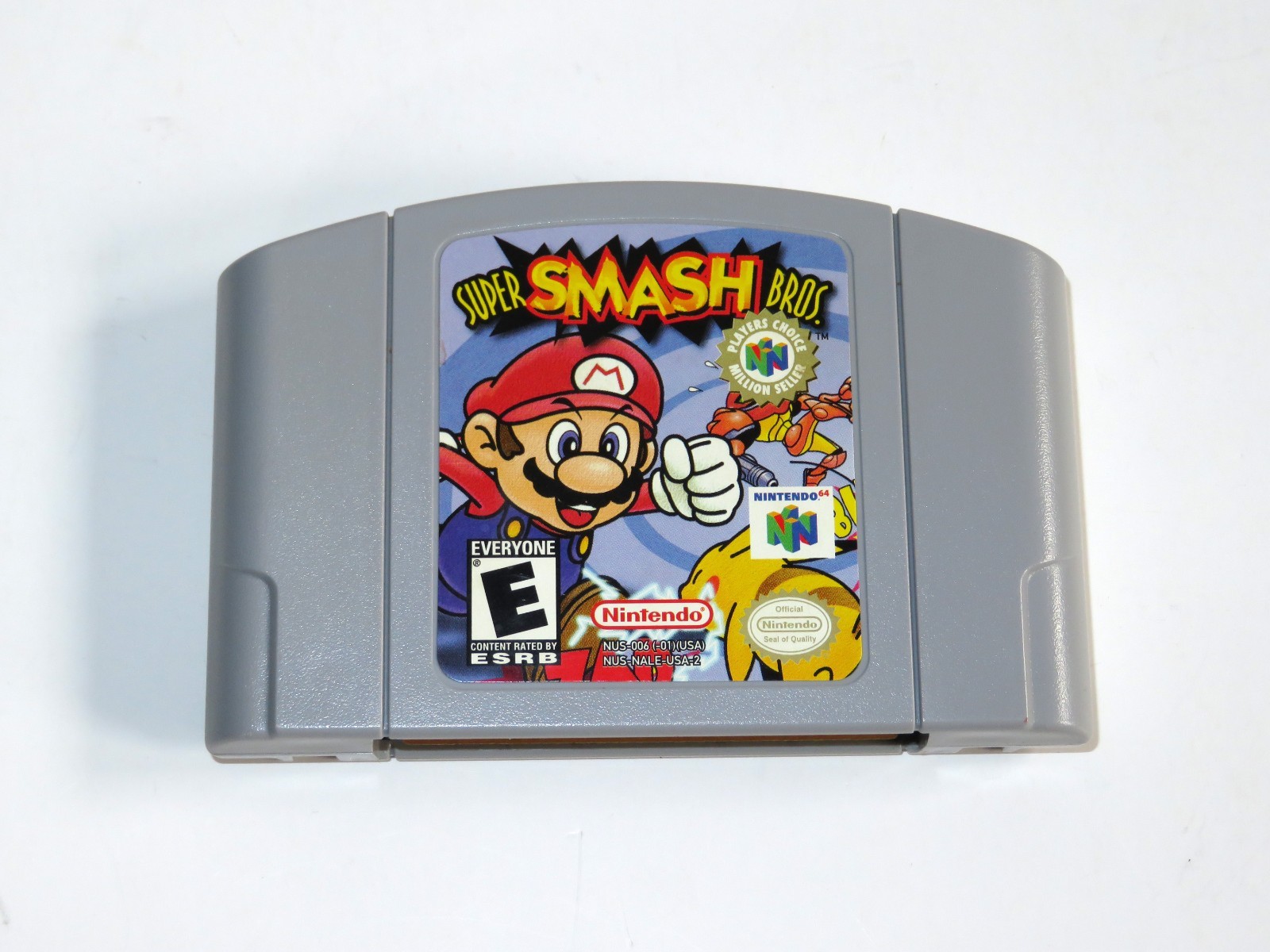 Super Smash Bros Authentic Nintendo 64 (N64)with Instruction Manual Tested