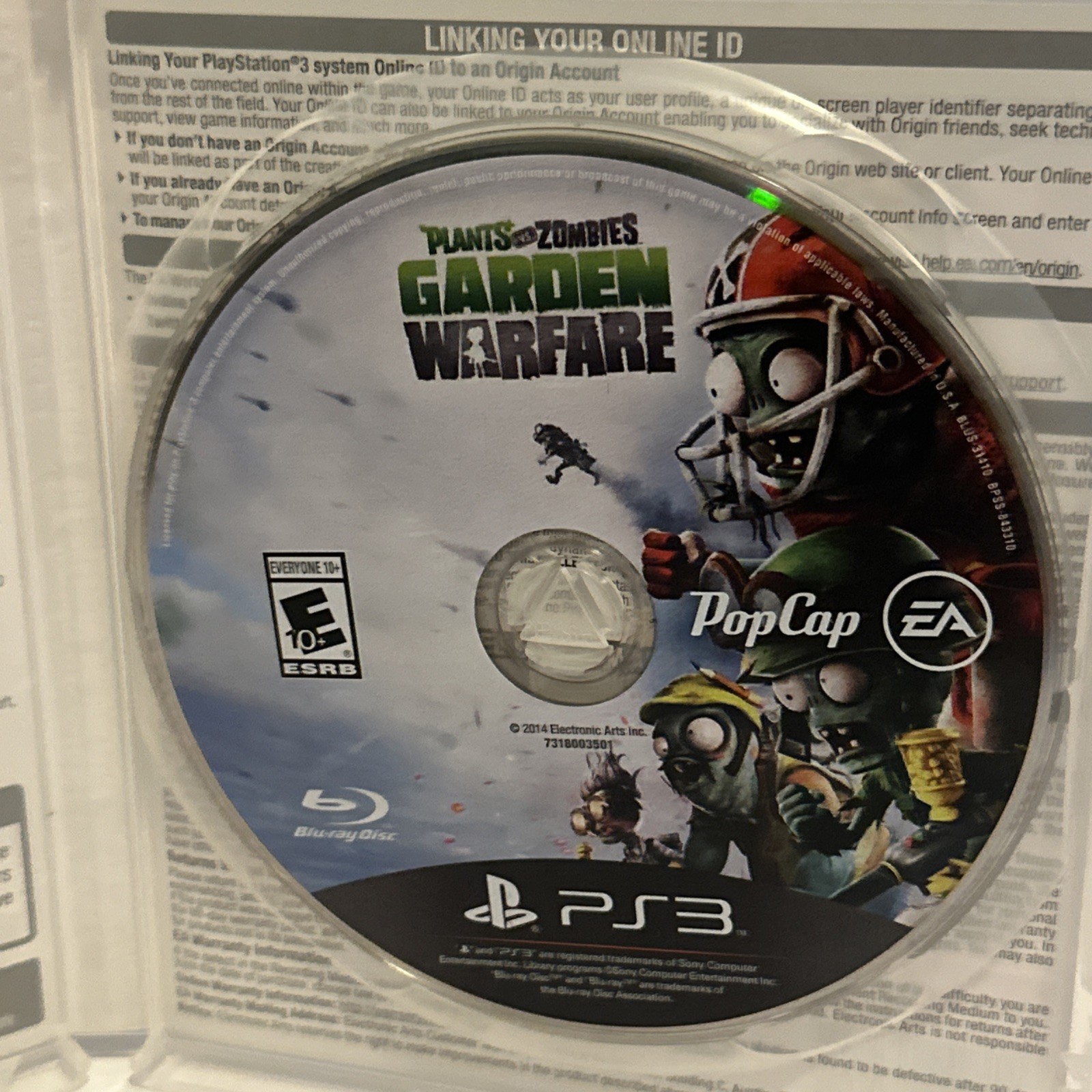 Plants vs. Zombies: Garden Warfare (Sony PlayStation 3, 2014) PS3 Tested