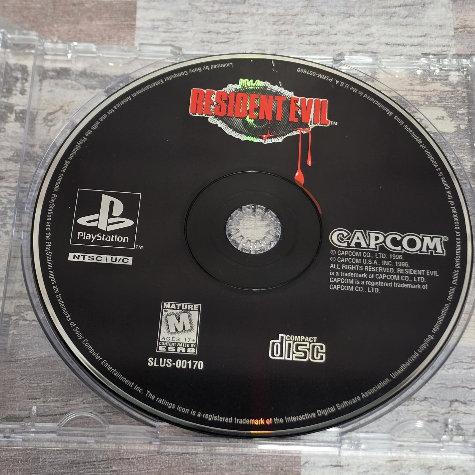 Resident Evil (Sony PlayStation 1, 1996) Tested Jewel Case w/ Reg Card