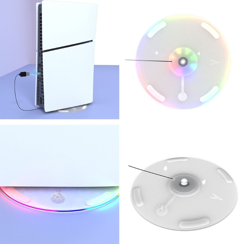 Replacement Base Stand Easy Installation Vertical Base Game Spare Part for Slim