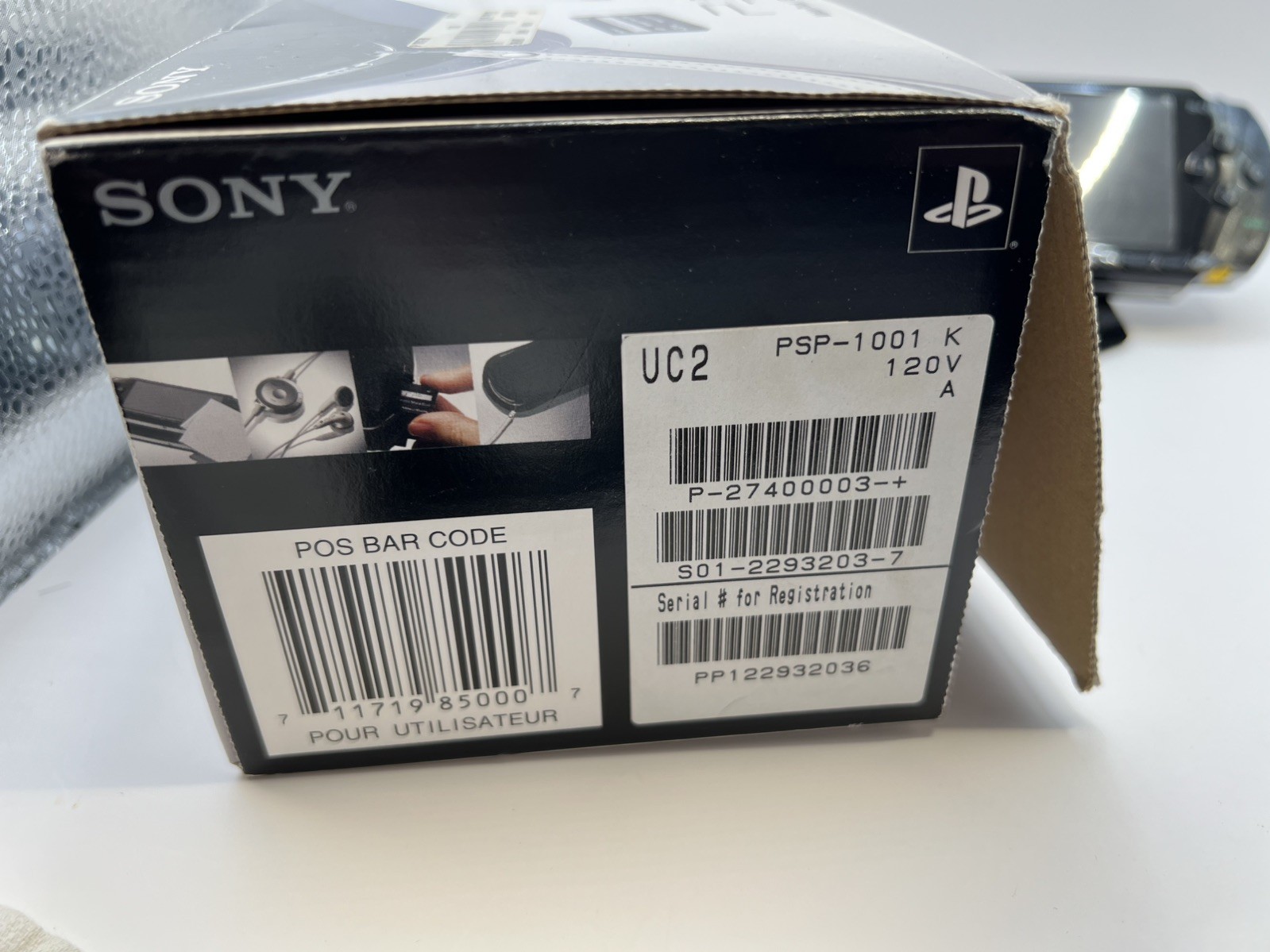 PSP 1001 Console 100% CIB Complete and All Original in Box Virtually UNUSED MINT