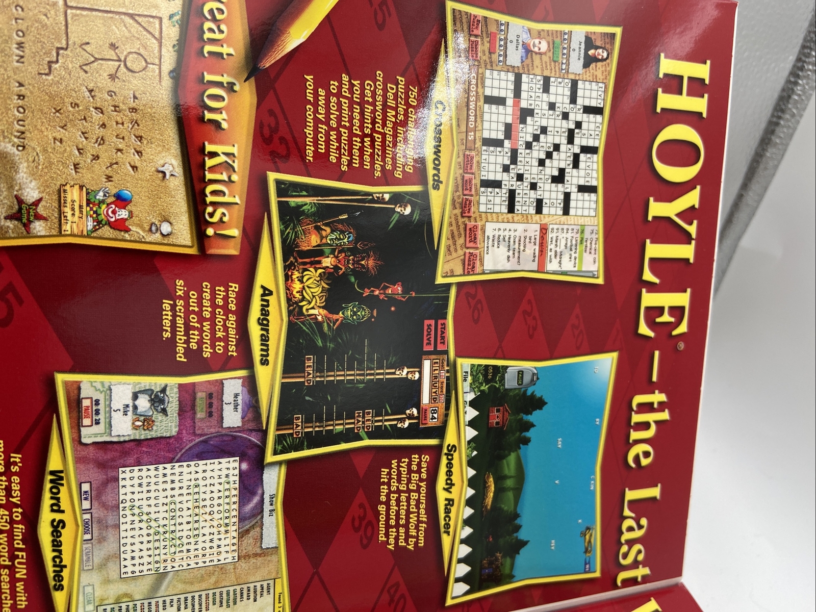 Hoyle Word Games 9 Popular Games Large Retail Boxed PC / MAC Computer Game New
