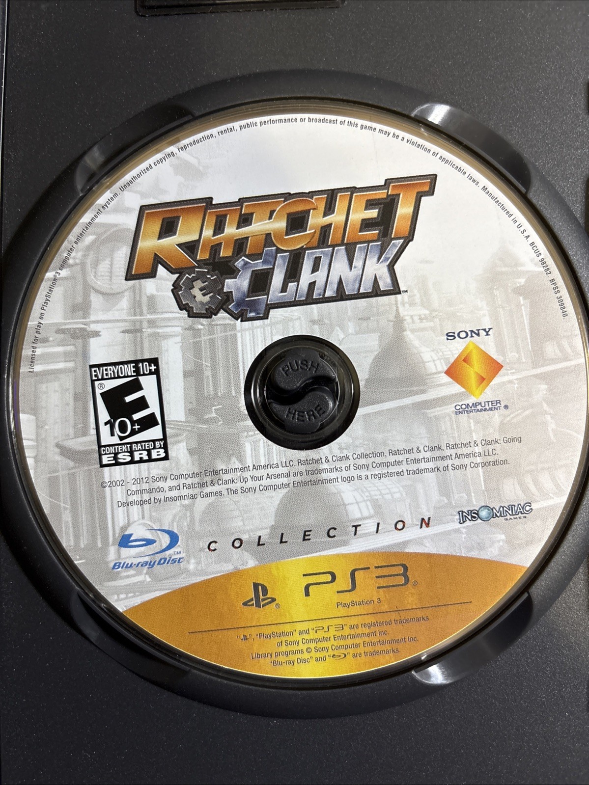 Ratchet & Clank Collection Sony PlayStation 3 PS3 2012 Disc Only Tested