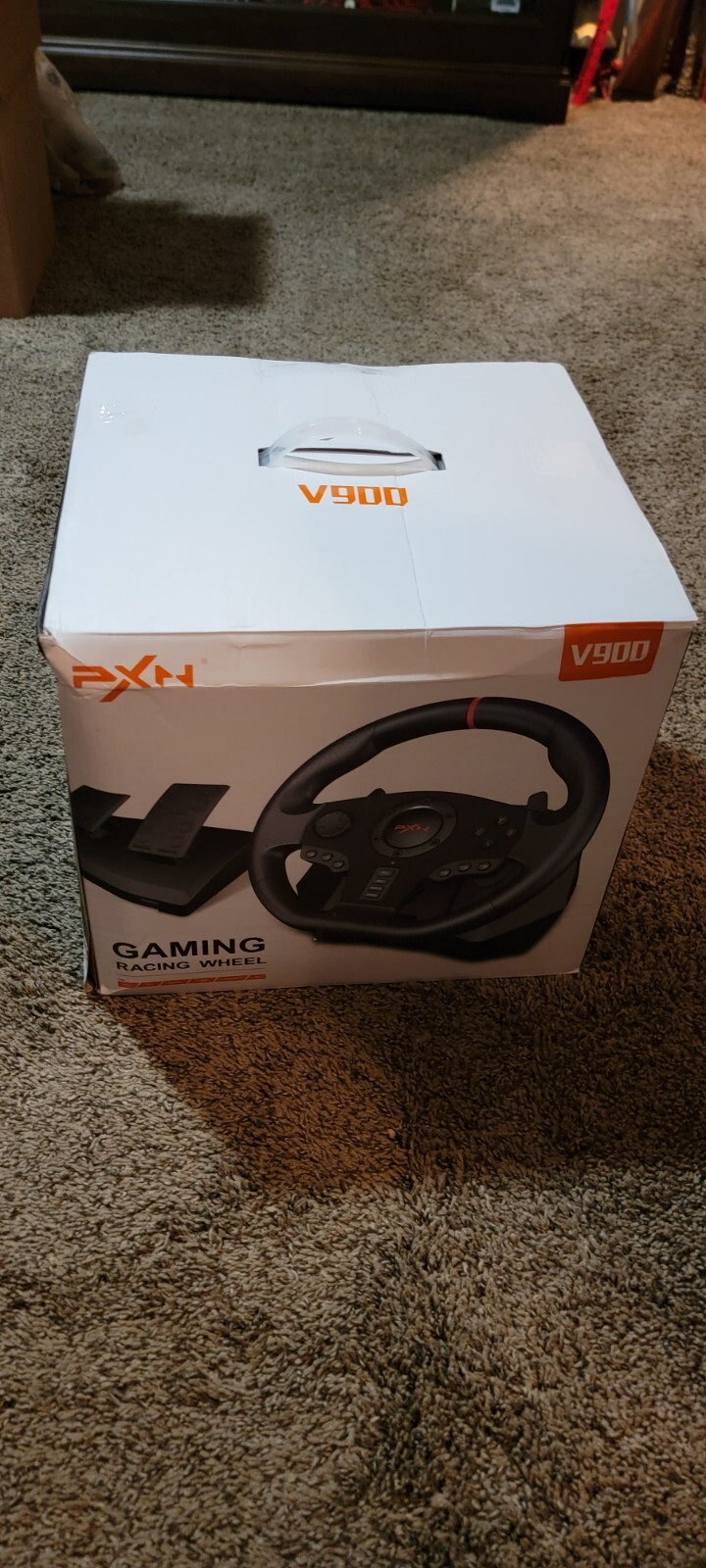 PXN V900 GAMING RACING STEERING WHEEL AND PEDAL
