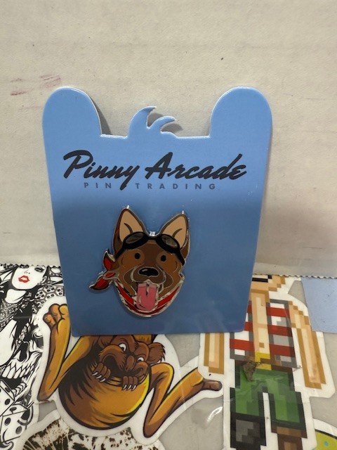 PAX East 2016 Pinny Arcade Doom Cyberdemon and dogmeat pin