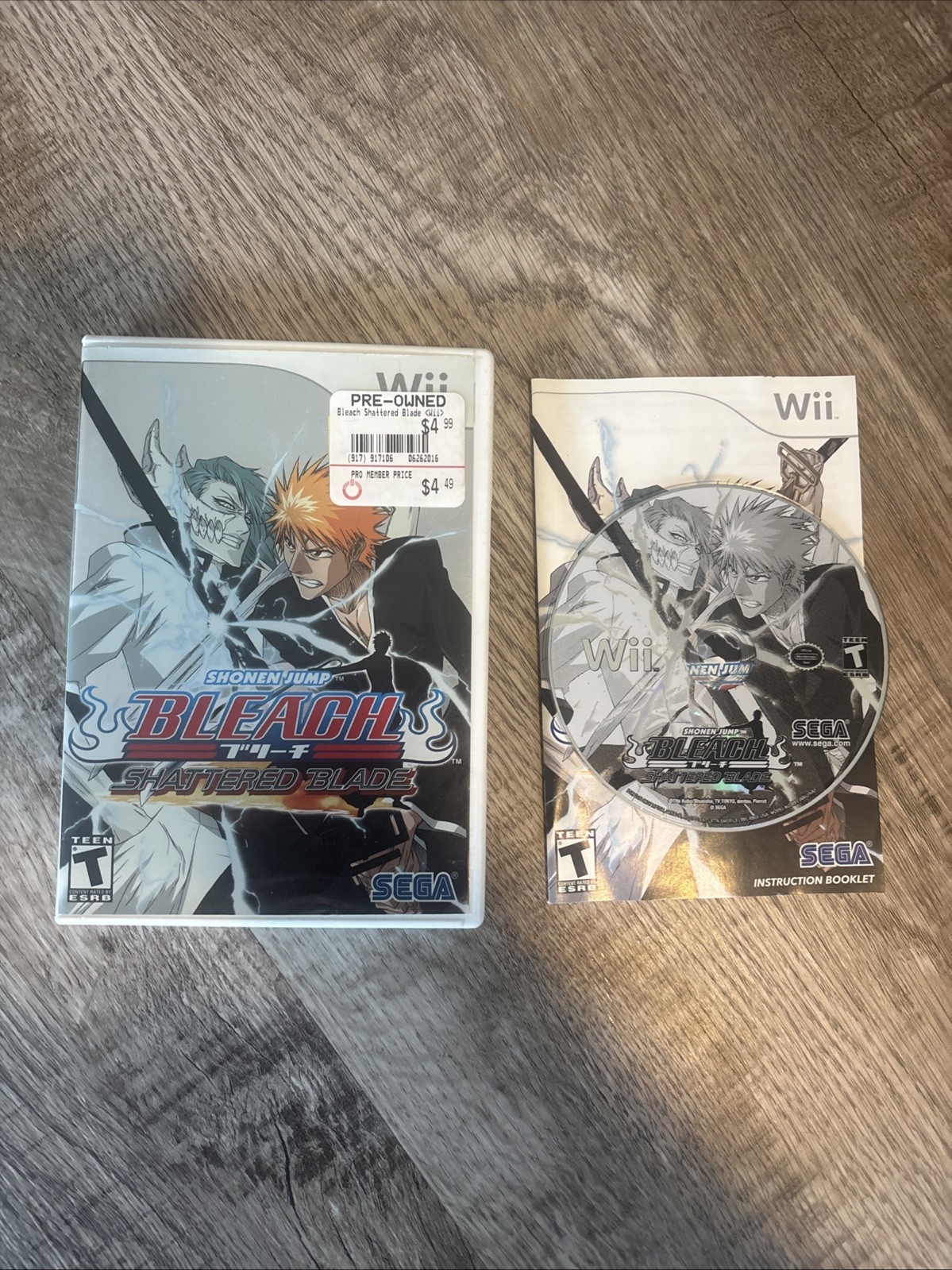 Bleach: Shattered Blade (Nintendo Wii, 2007) Complete