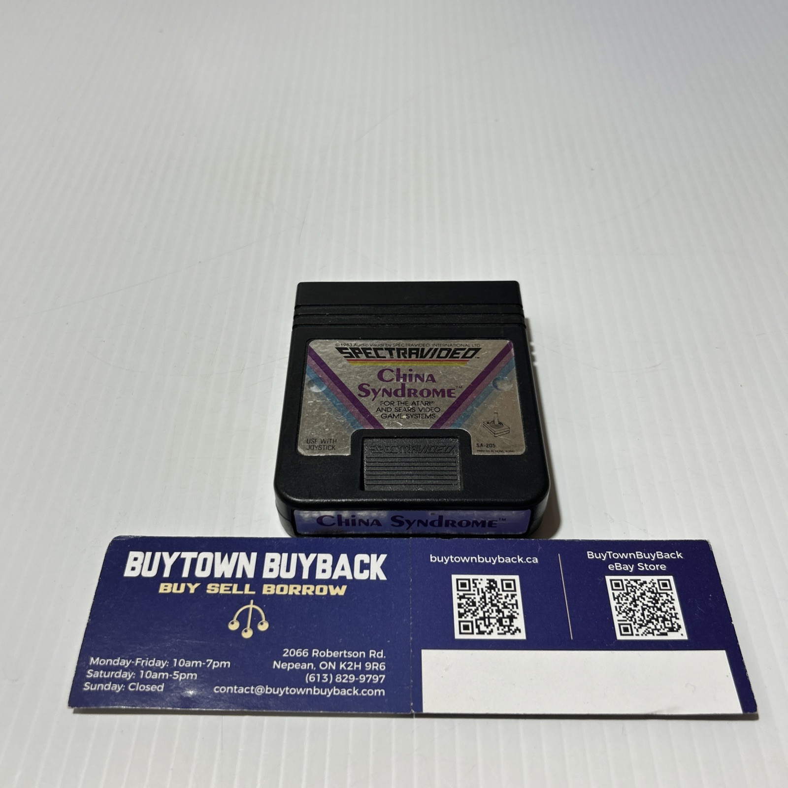 China Syndrome (Atari 2600, 1982) Cartridge Only