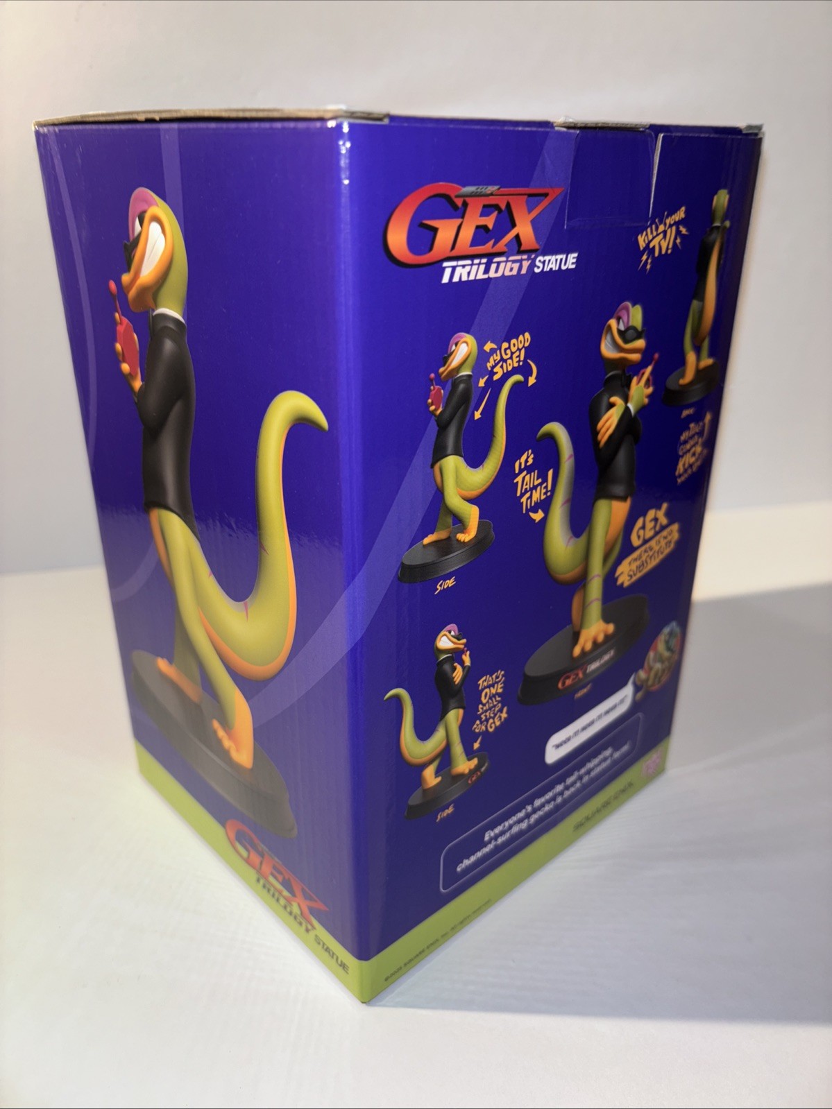 GEX TRILOGY STATUE FIGURE FROM TAIL TIME COLLECTORS EDITION LIMITED RUN GAMES
