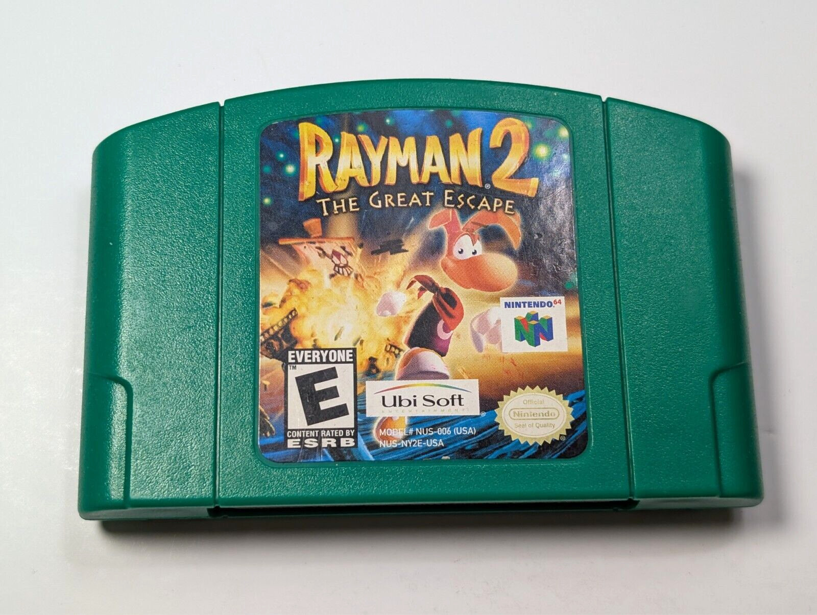 Rayman 2 The Great Escape Nintendo 64 N64 with manual authentic