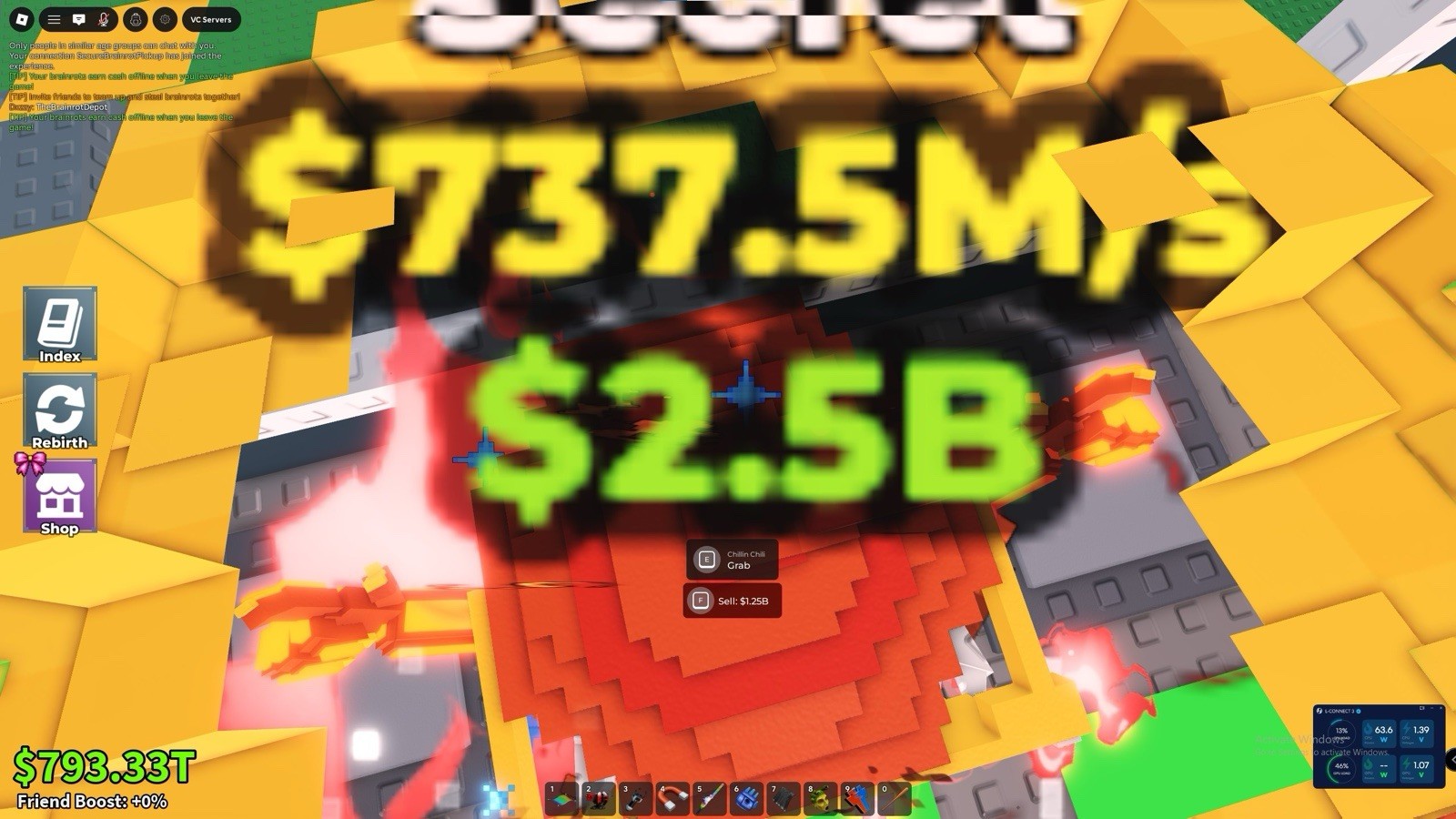 Lava Chillin Chili (737.5 M/s) Steal A Brainrot | Best Price & Fast Delivery