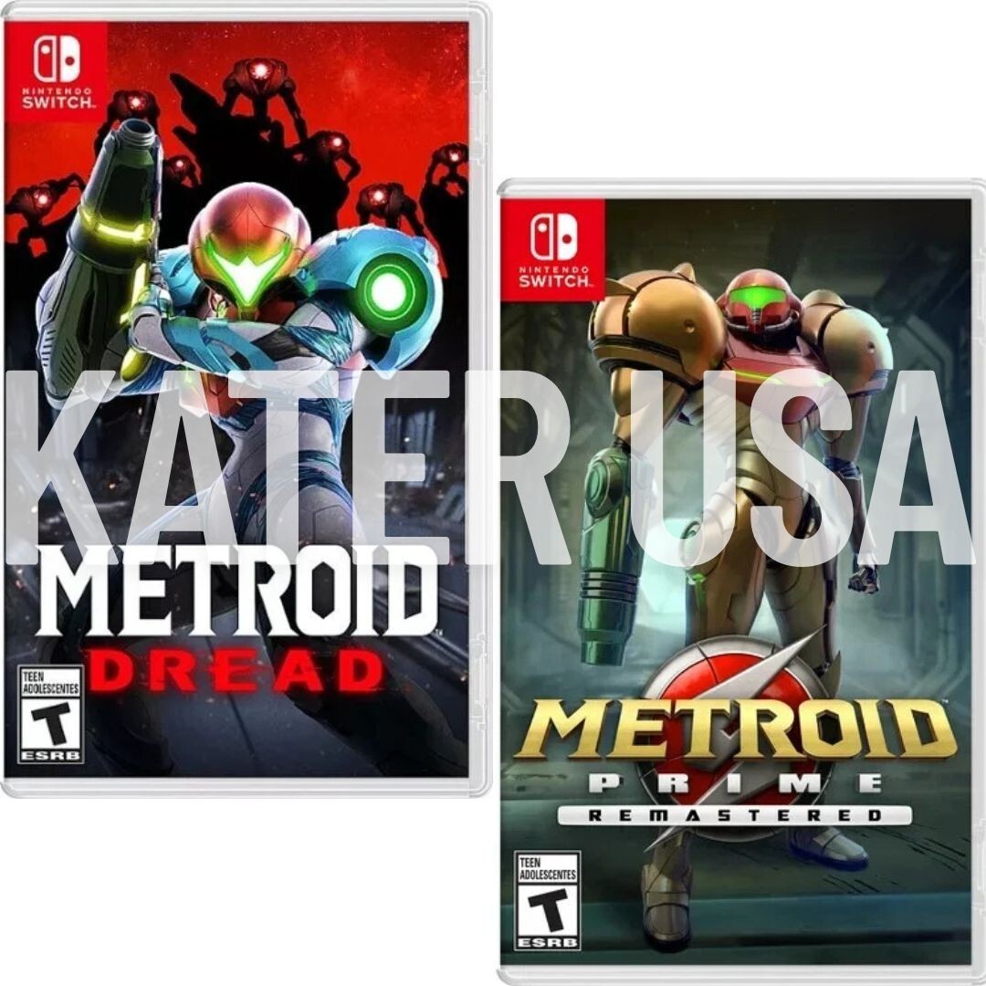Metroid Dread + Prime Remastered Switch Brand New Game Bundle [Shooter]