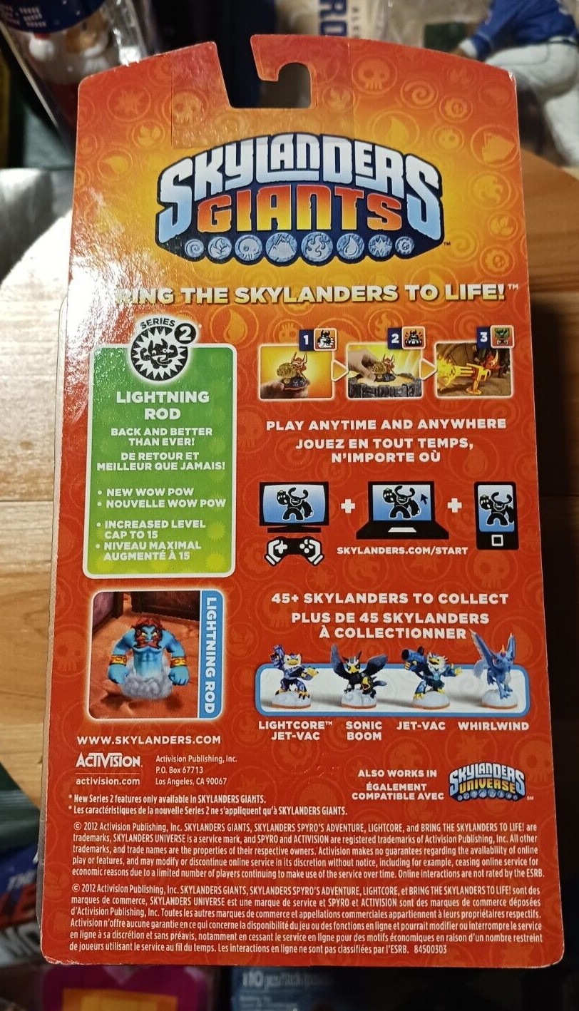 SKYLANDERS GIANTS == LIGHTNING ROD == SERIES 2