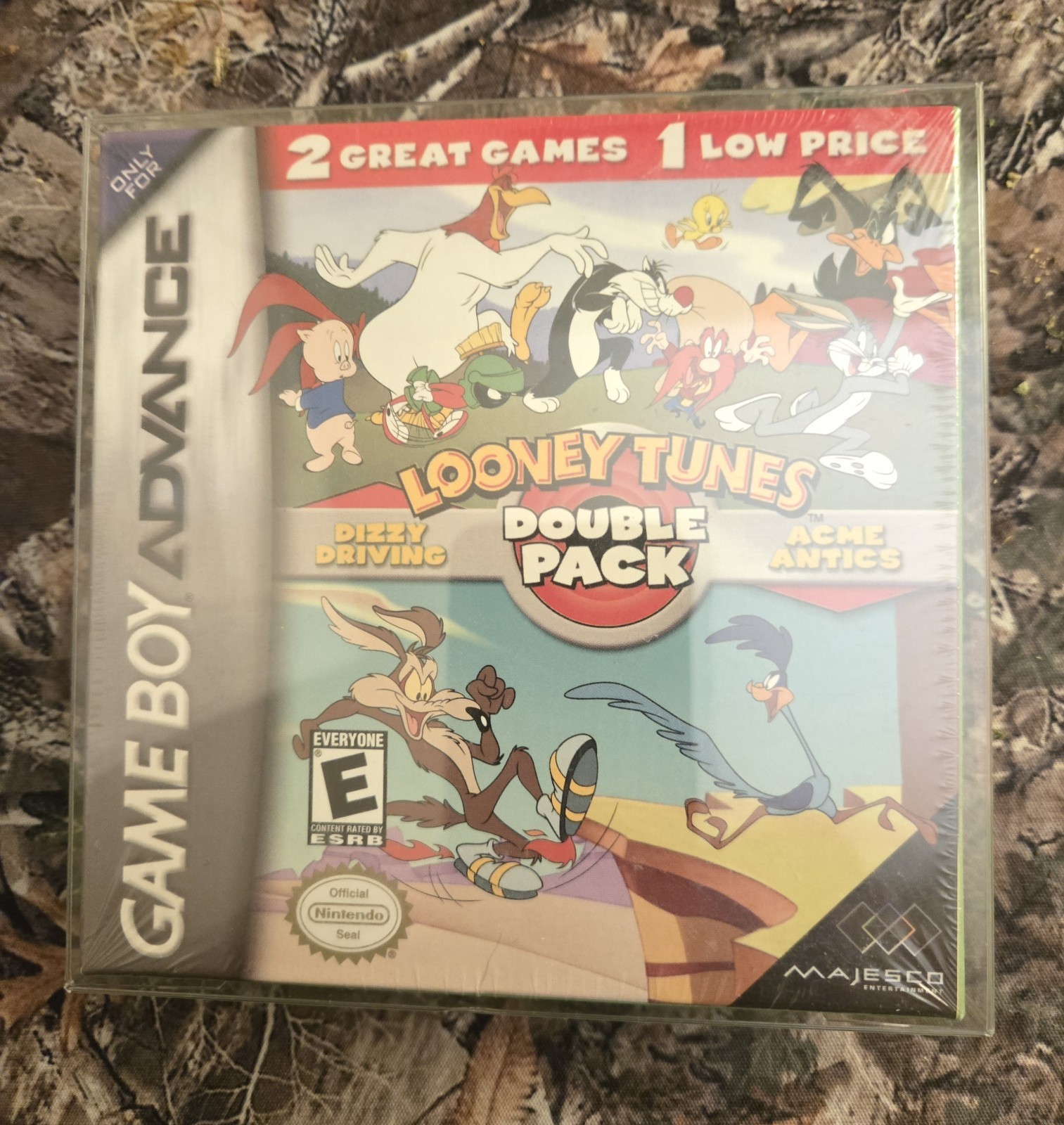 Majesco Looney Tunes Double Pack Nintendo Game Boy Advance Manual Official Seal