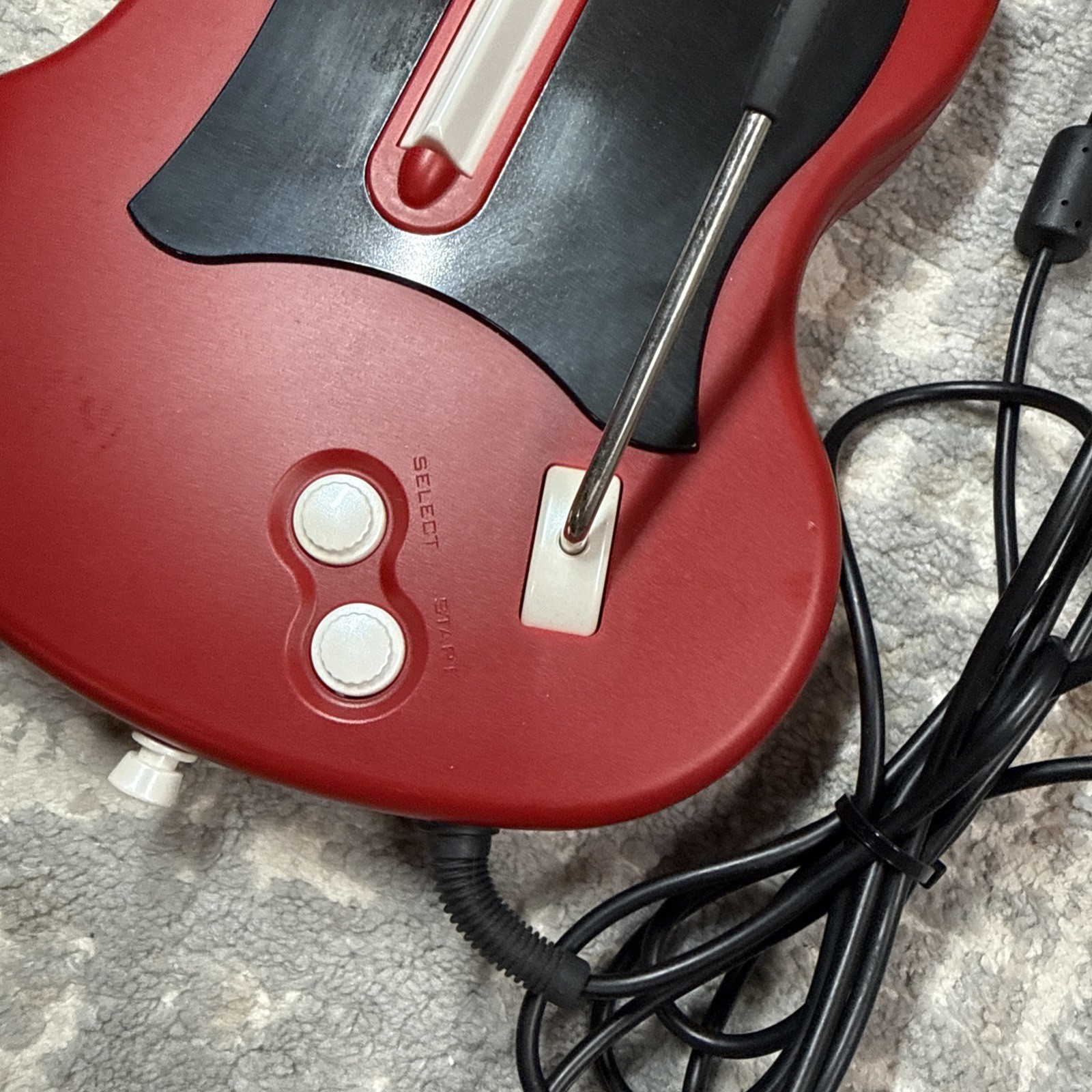 RedOctane PSLGH Guitar Hero Wired Controller Red Sony PlayStation 2 PS2 – TESTED