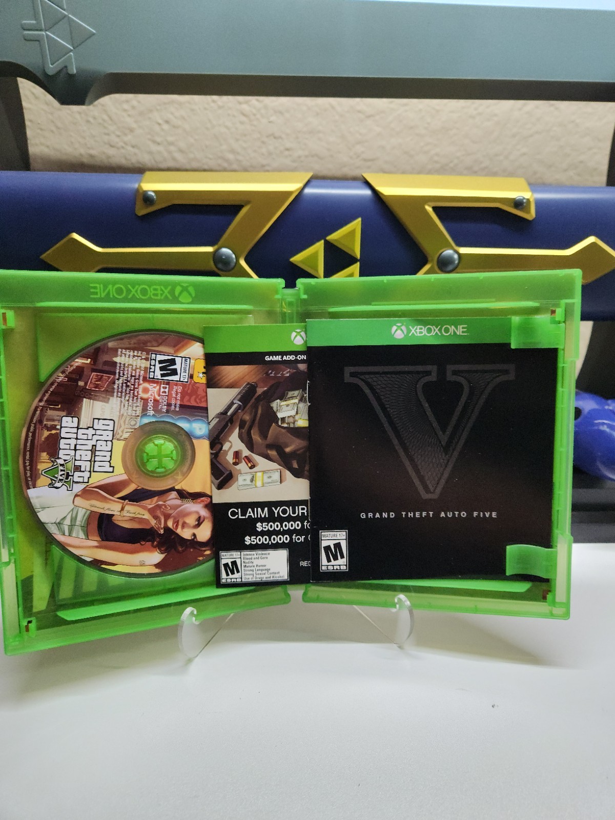 [CIB] [FREE Shipping] Grand Theft Auto V (GTA Series) Xbox One -Tested NO MAP