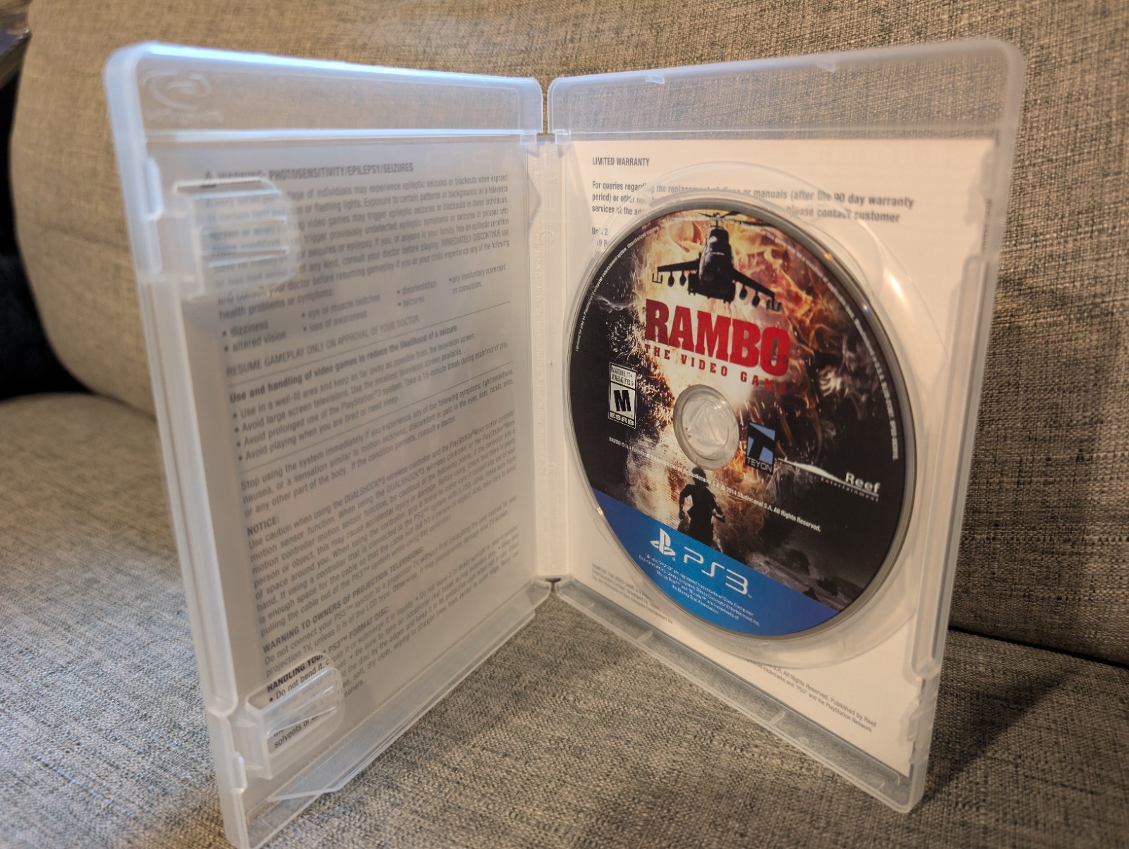 Rambo: The Video Game PS3 Sony PlayStation 3, 2014 CIB VERY CLEAN USA RARE NTSC